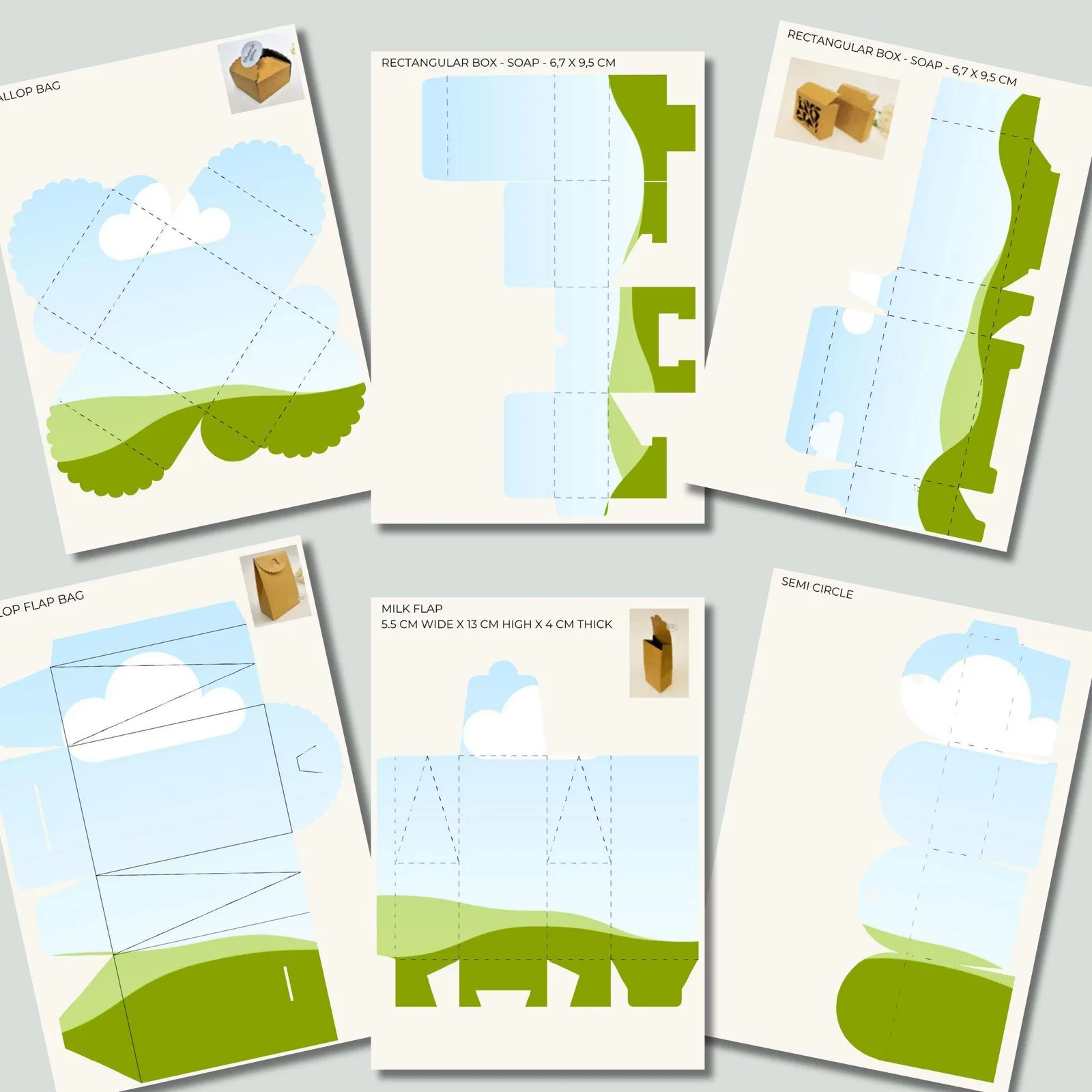 38 Gift Box Templates for Canva | Editable Favor Boxes + Digital Papers