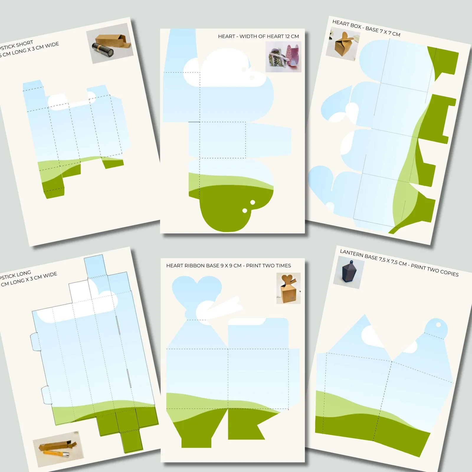 38 Gift Box Templates for Canva | Editable Favor Boxes + Digital Papers