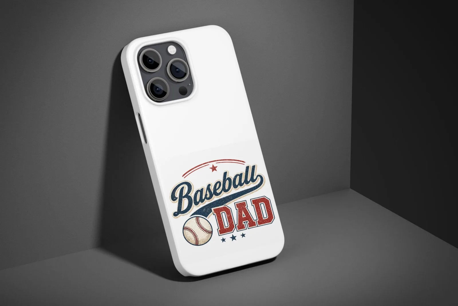 Baseball Dad PNG Retro Sports Shirt Design for Fathers Day Game Day Gifts