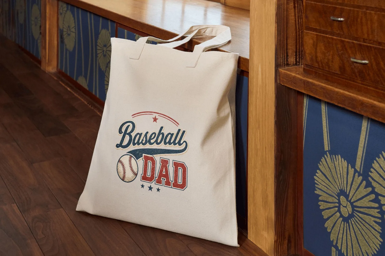 Baseball Dad PNG Retro Sports Shirt Design for Fathers Day Game Day Gifts