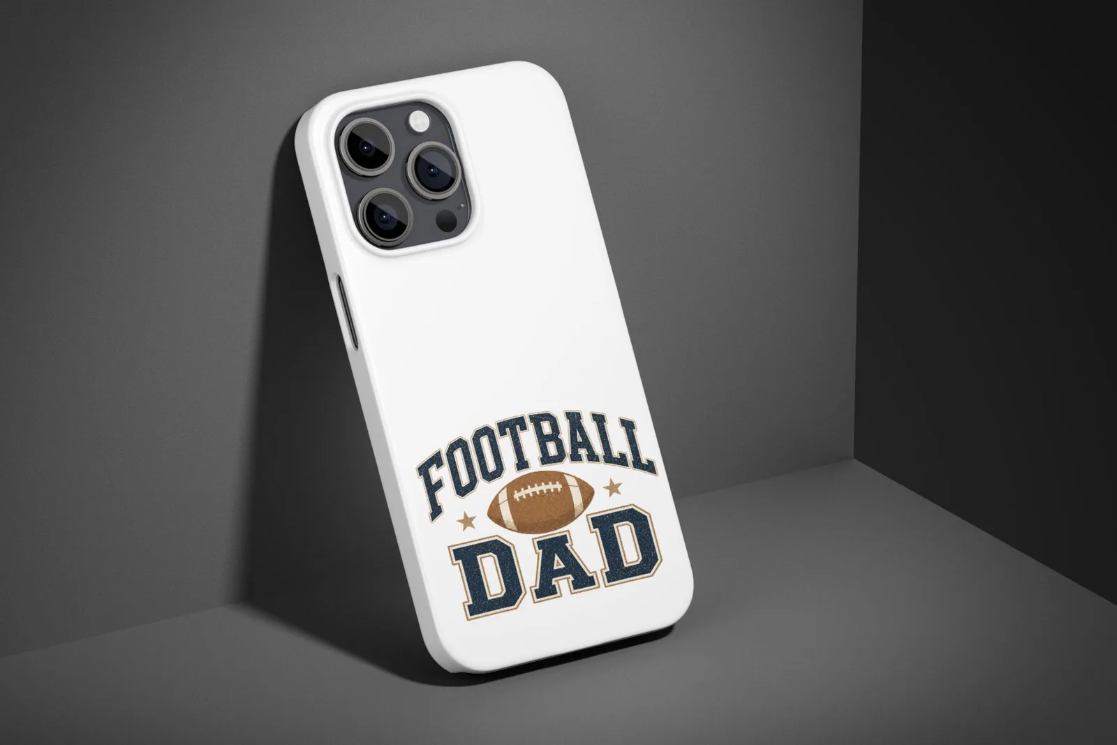Football Dad PNG Retro Sports Shirt Design for Fathers Day Game Day Gifts Cliparts digital download preview by Cute & Co.
