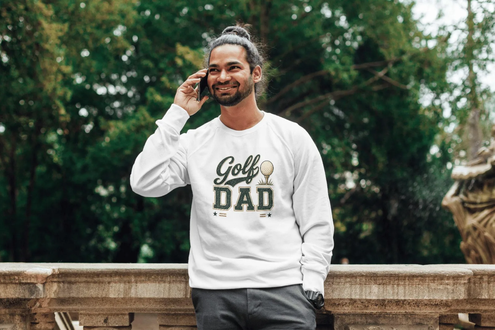 Golf Dad PNG Retro Sports Shirt Design for Fathers Day Golf Lover Gifts Cliparts digital download preview by Cute & Co.