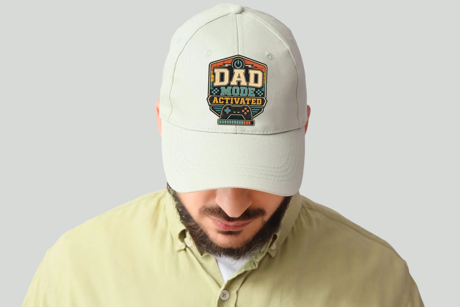 Dad Mode Kid Mode PNG, Father's Day Father Son Gamer Matching Shirt Design