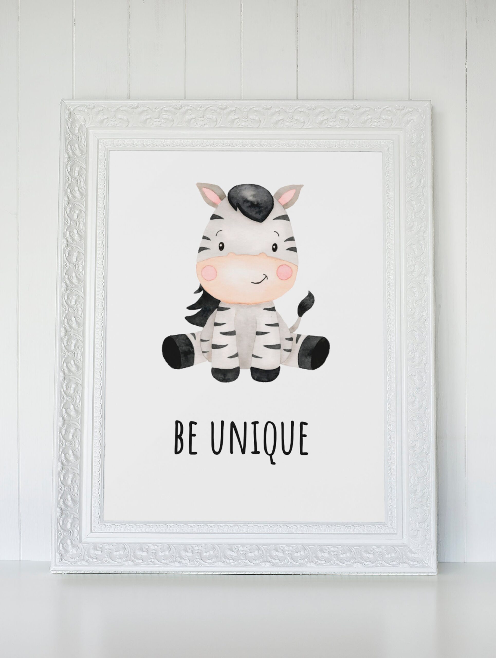 Safari Animals Watercolor Print Set, Nursery Decor (PDF/JPEG) - Image 7