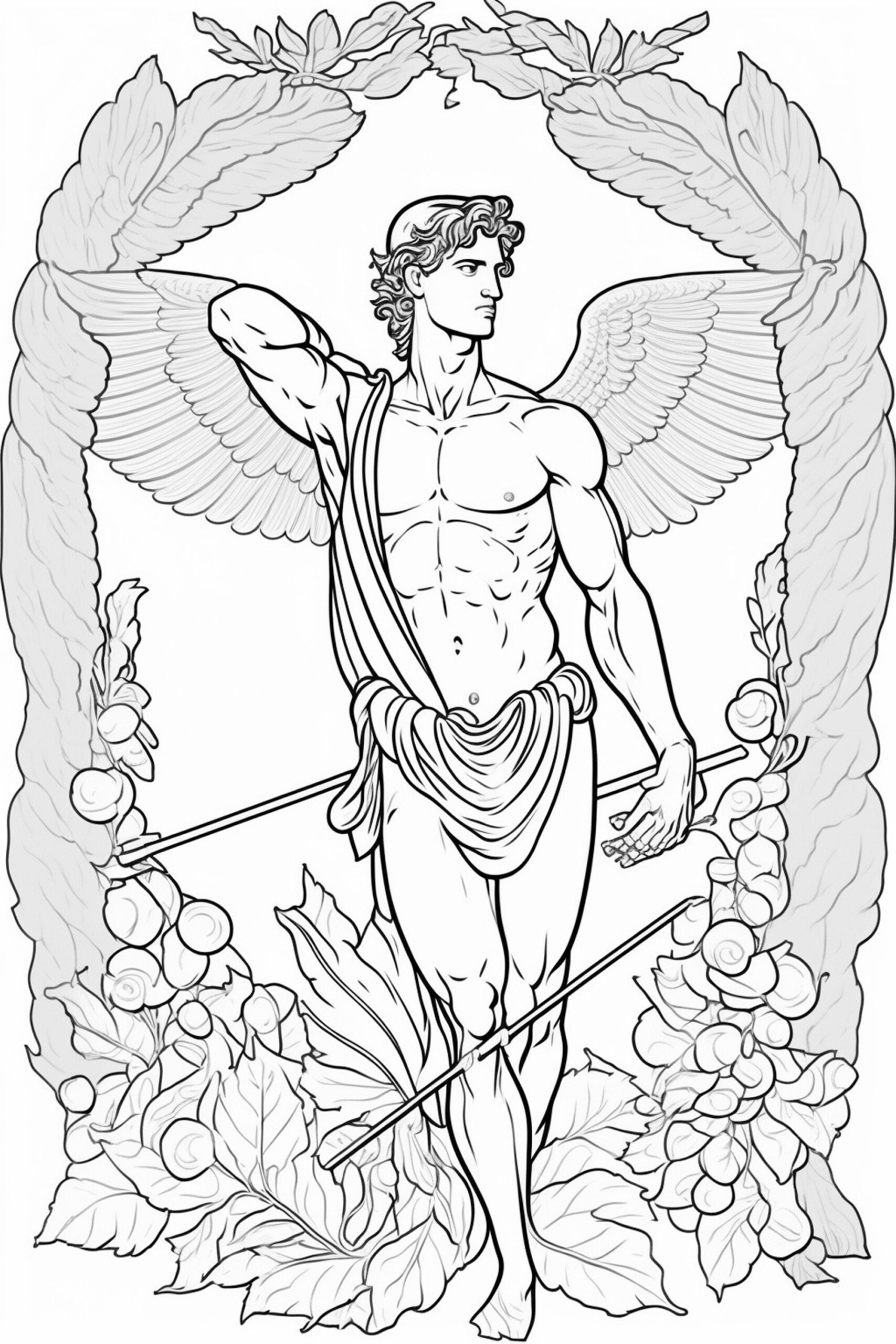 Greek Mythology Coloring Book | 80 Printable Pages, Gods & Heroes (Digital Download) - Image 5