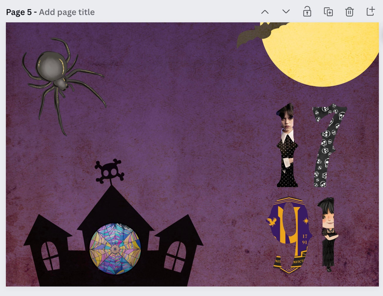 Gothic Canva Letter Frames, Fillable Alphabet (Digital Download) - Image 6