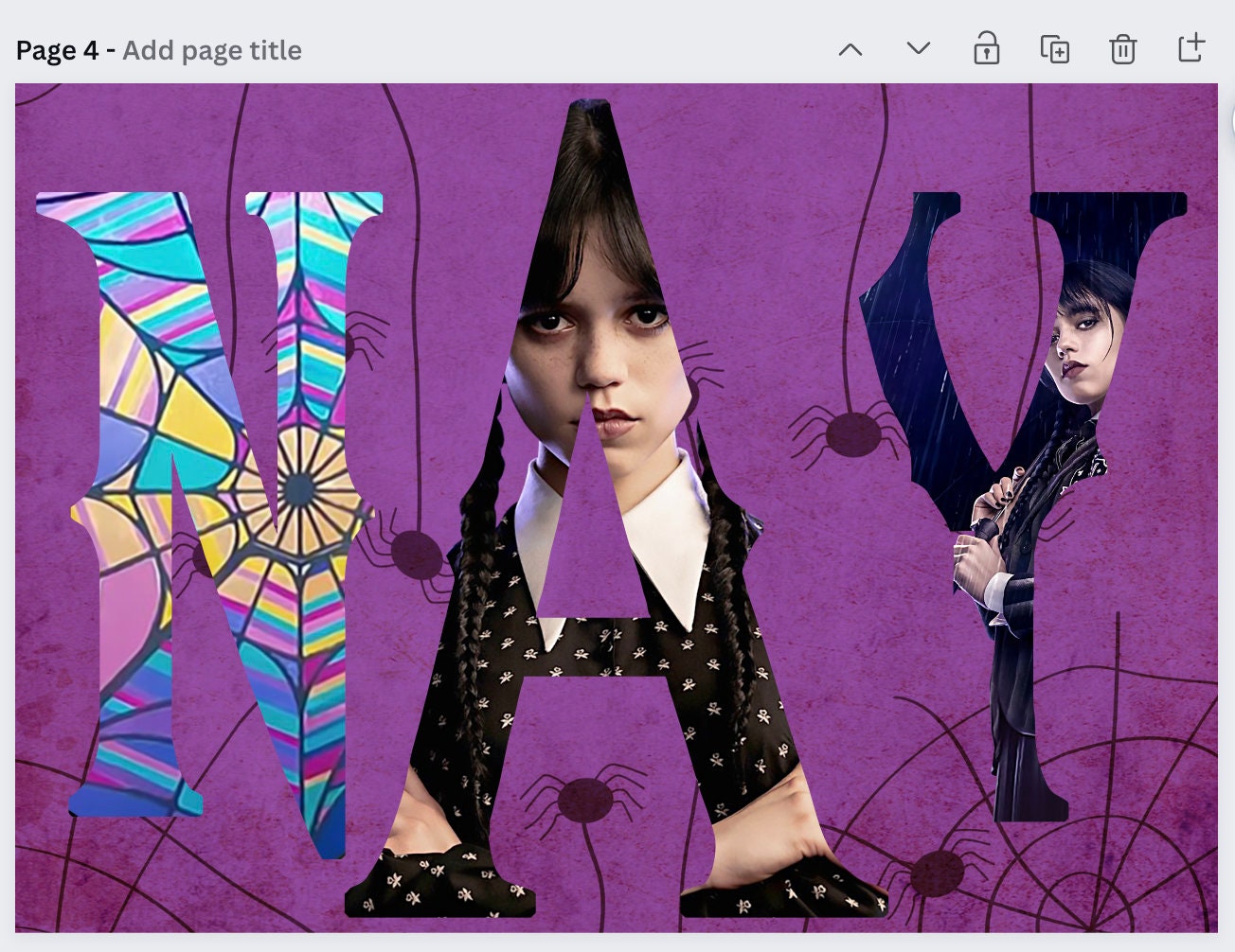 Gothic Canva Letter Frames, Fillable Alphabet (Digital Download) - Image 7