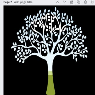 Canva Tree Shape Frames Kit - 85 Graphic Design Templates for Social Media