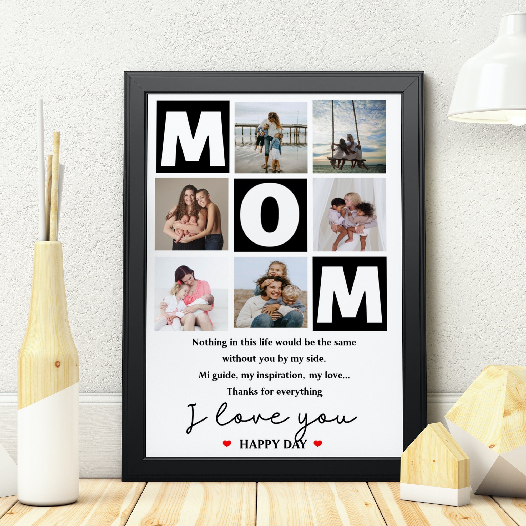 Mother's Day Photo Collage Gift, 12 Canva & PowerPoint Templates (Digital Download) - Image 10