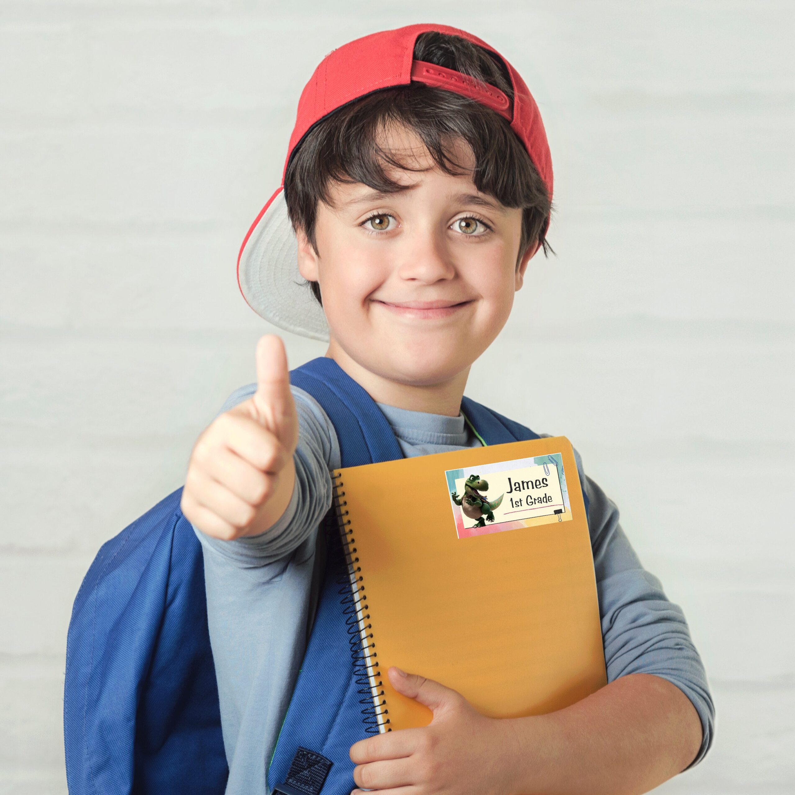 Dinosaur Labels, Back to School Stickers, Editable in Canva (Digital Download) - Image 4