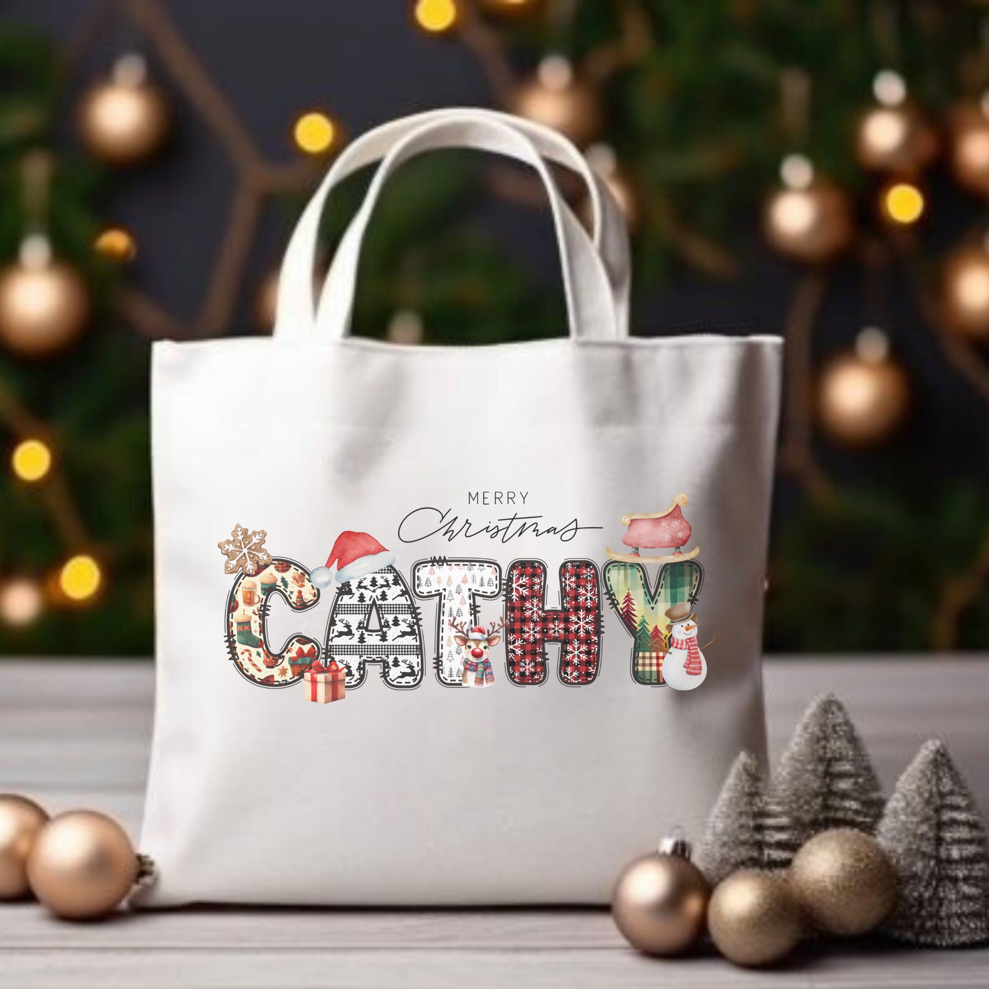 Christmas Doodle Font | PNG Alphabet & Numbers (Digital Download) - Image 6