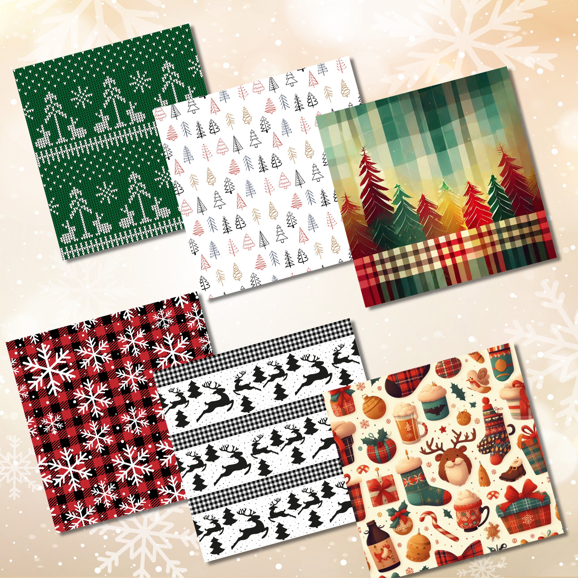 Christmas Doodle Font | PNG Alphabet & Numbers (Digital Download) - Image 3