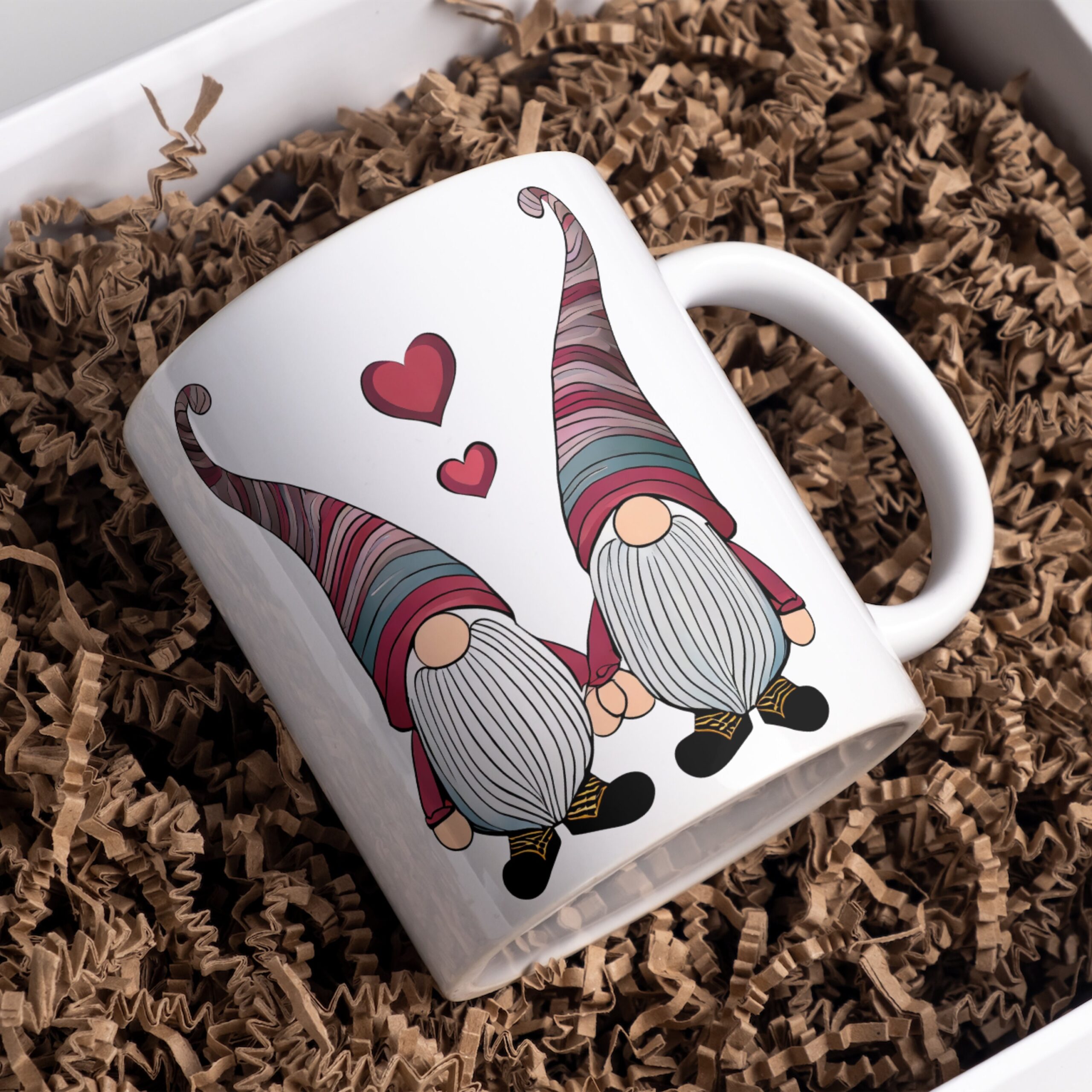 Valentine Gnomes Mug, Libbey Can, Tumbler Wrap Set (Digital Download) - Image 3