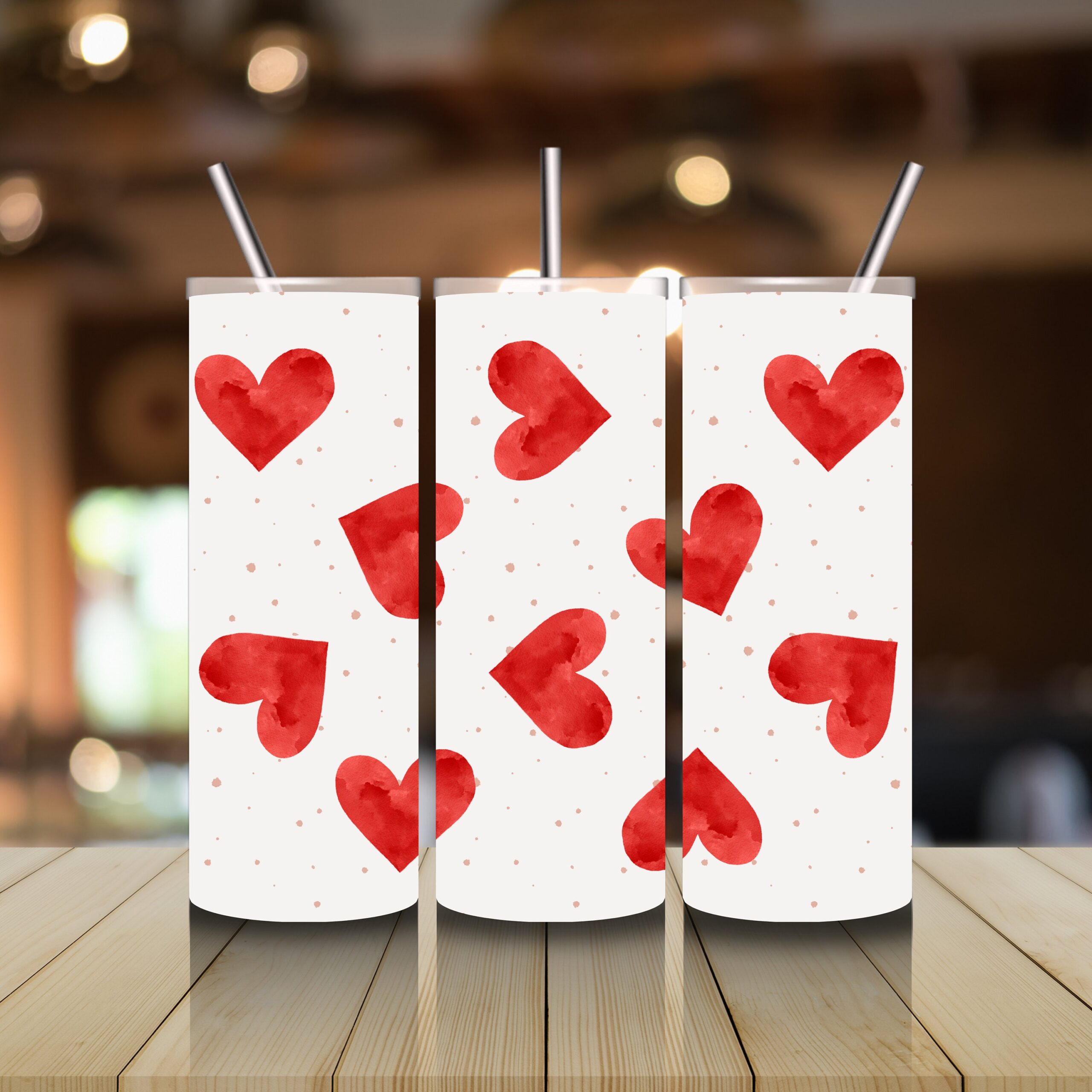 Valentine Hearts Mug and Tumbler Wrap Set (Digital Download) - Image 6