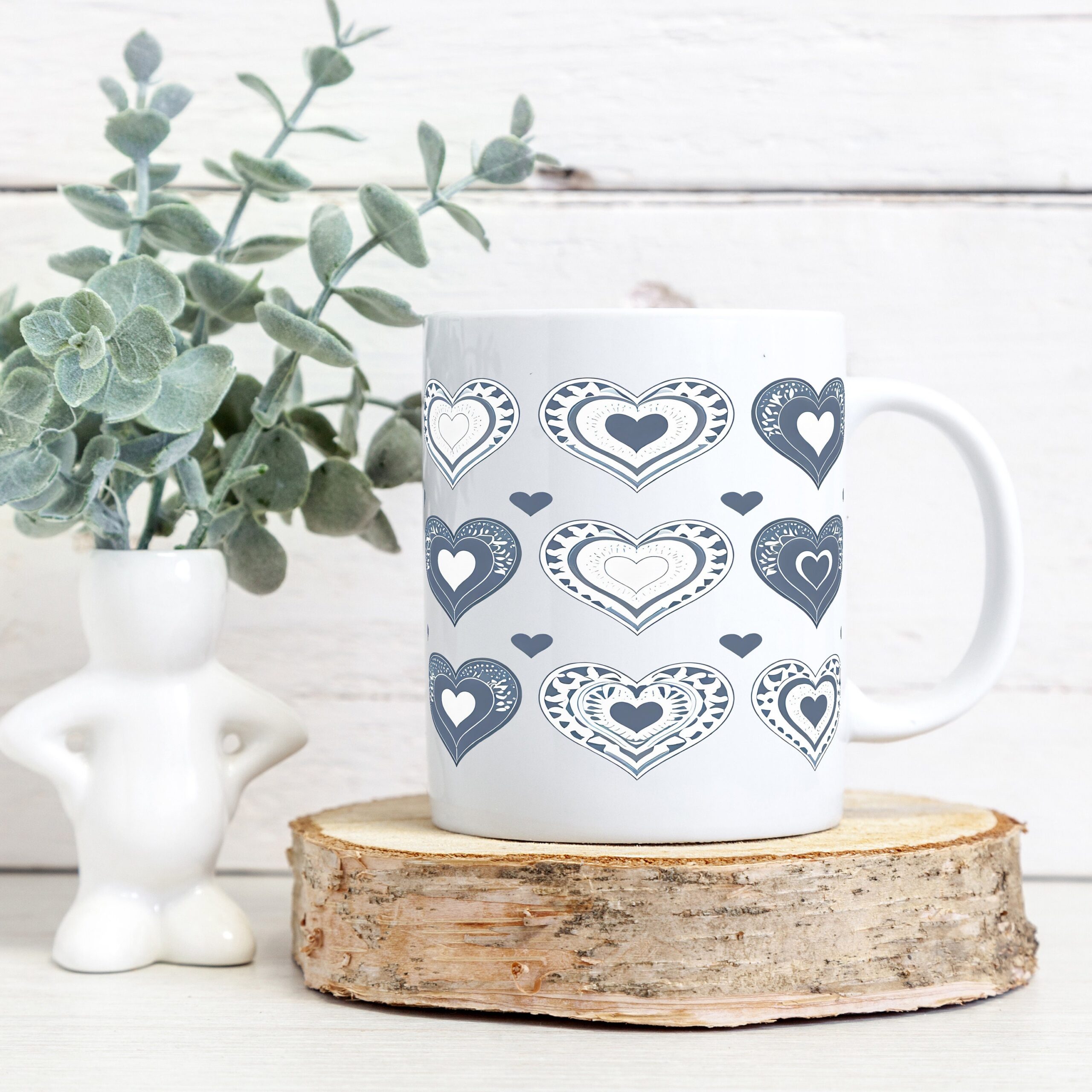 Valentine Hearts Mug and Tumbler Wrap Sublimation Design (Digital Download) - Image 3