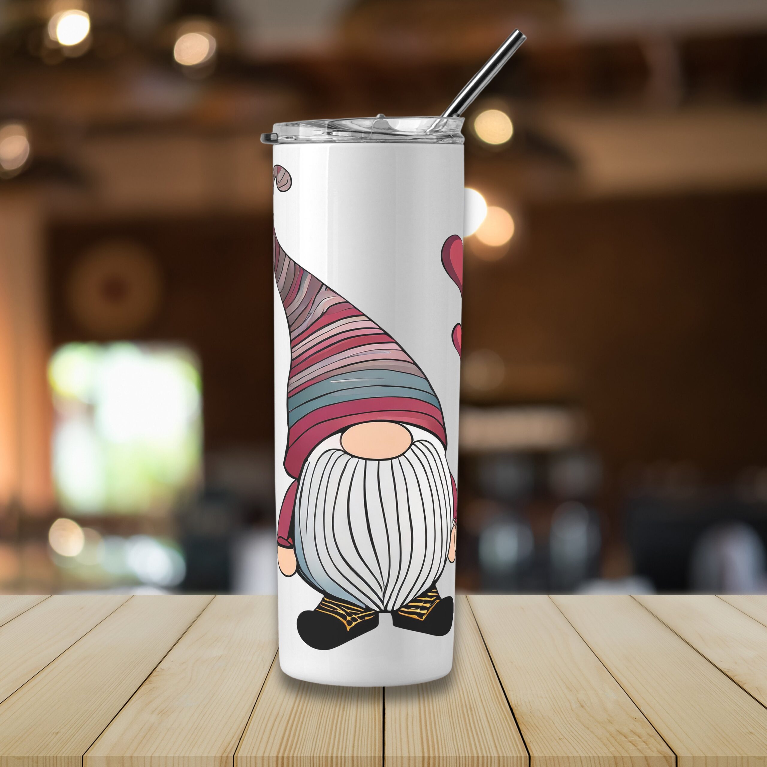 Valentine Gnomes Mug, Libbey Can, Tumbler Wrap Set (Digital Download) - Image 4