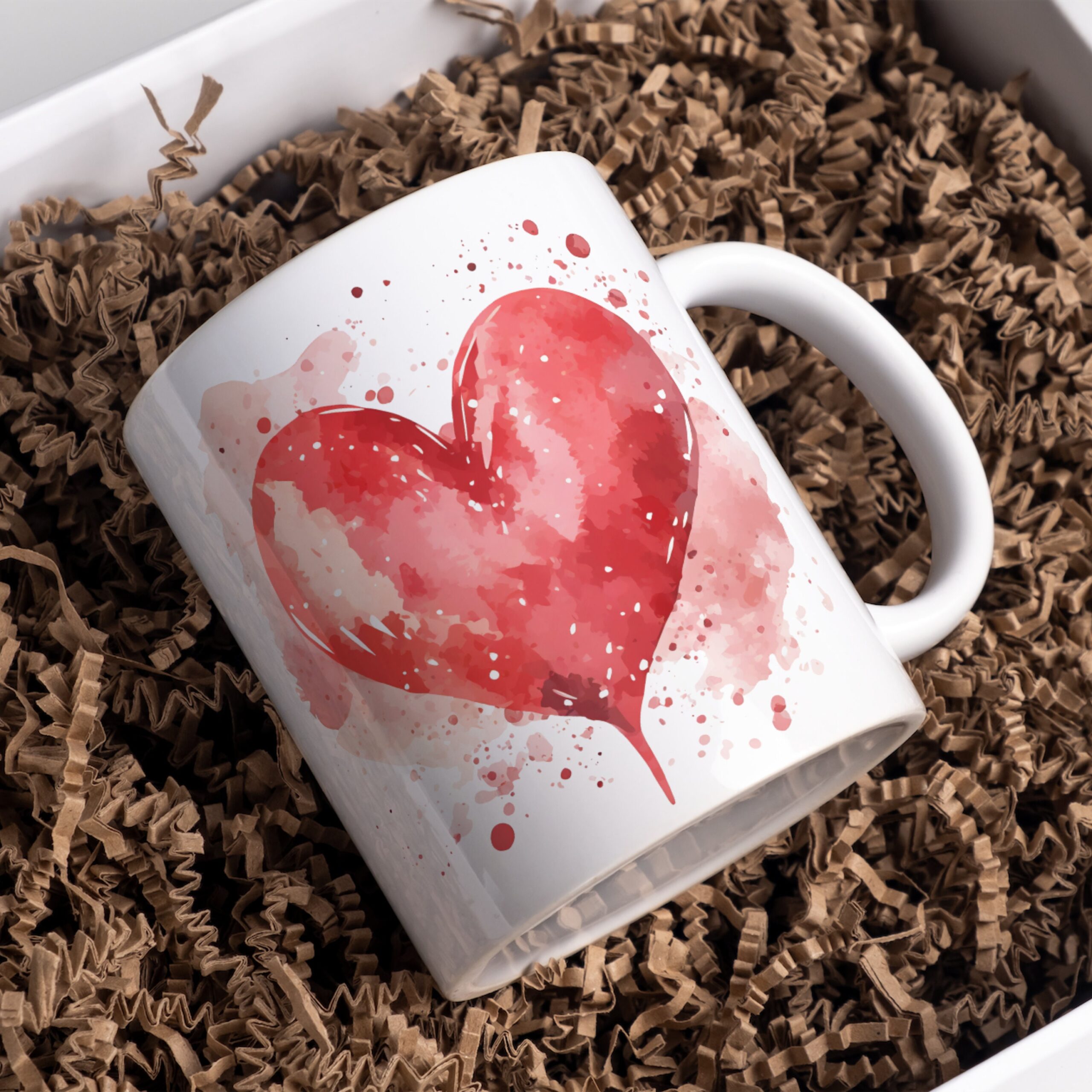 Valentine Heart Mug & Tumbler Wrap Set, Sublimation Design (Digital Download) - Image 5