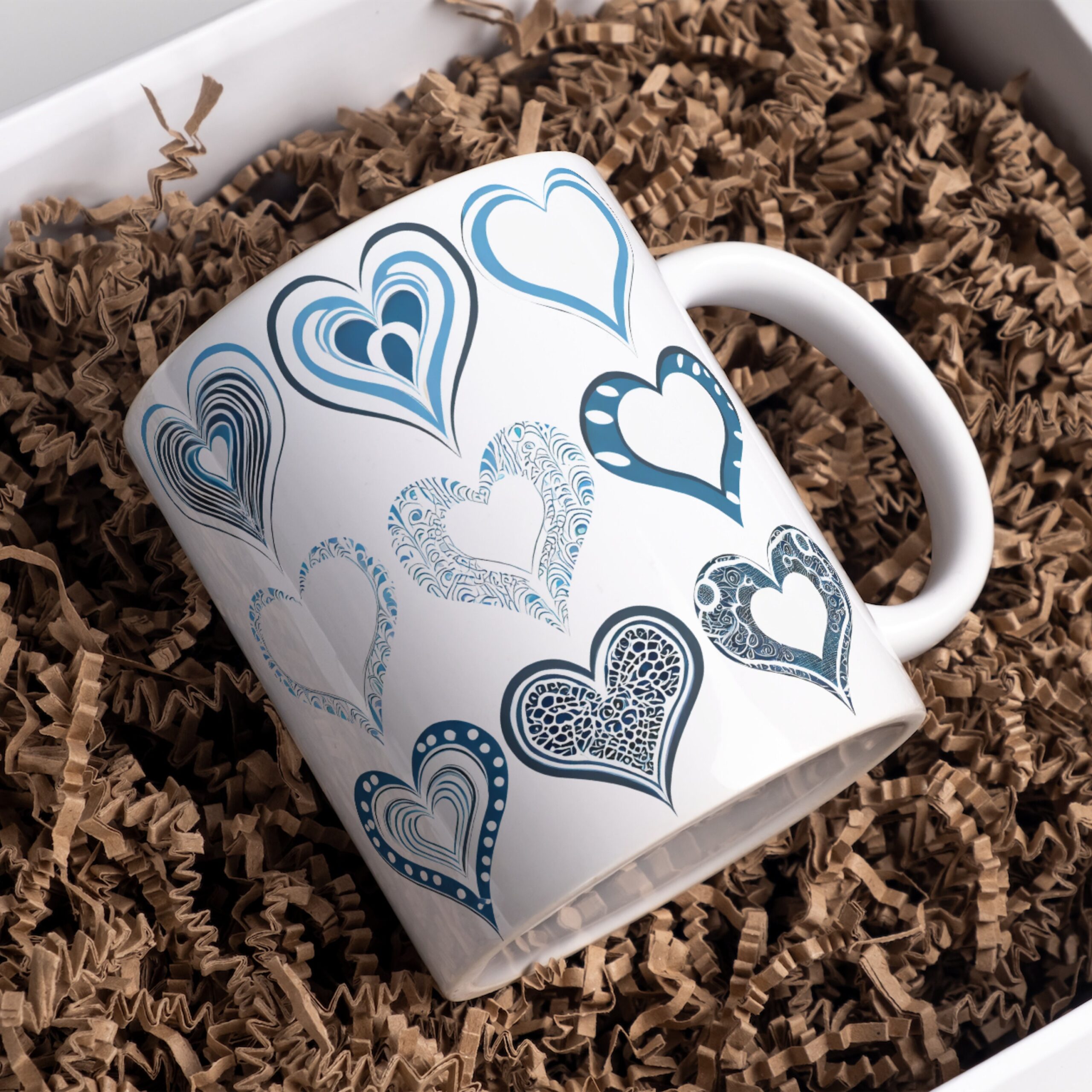 Valentine Hearts Mug and Tumbler Wrap Set (Digital Download) - Image 5