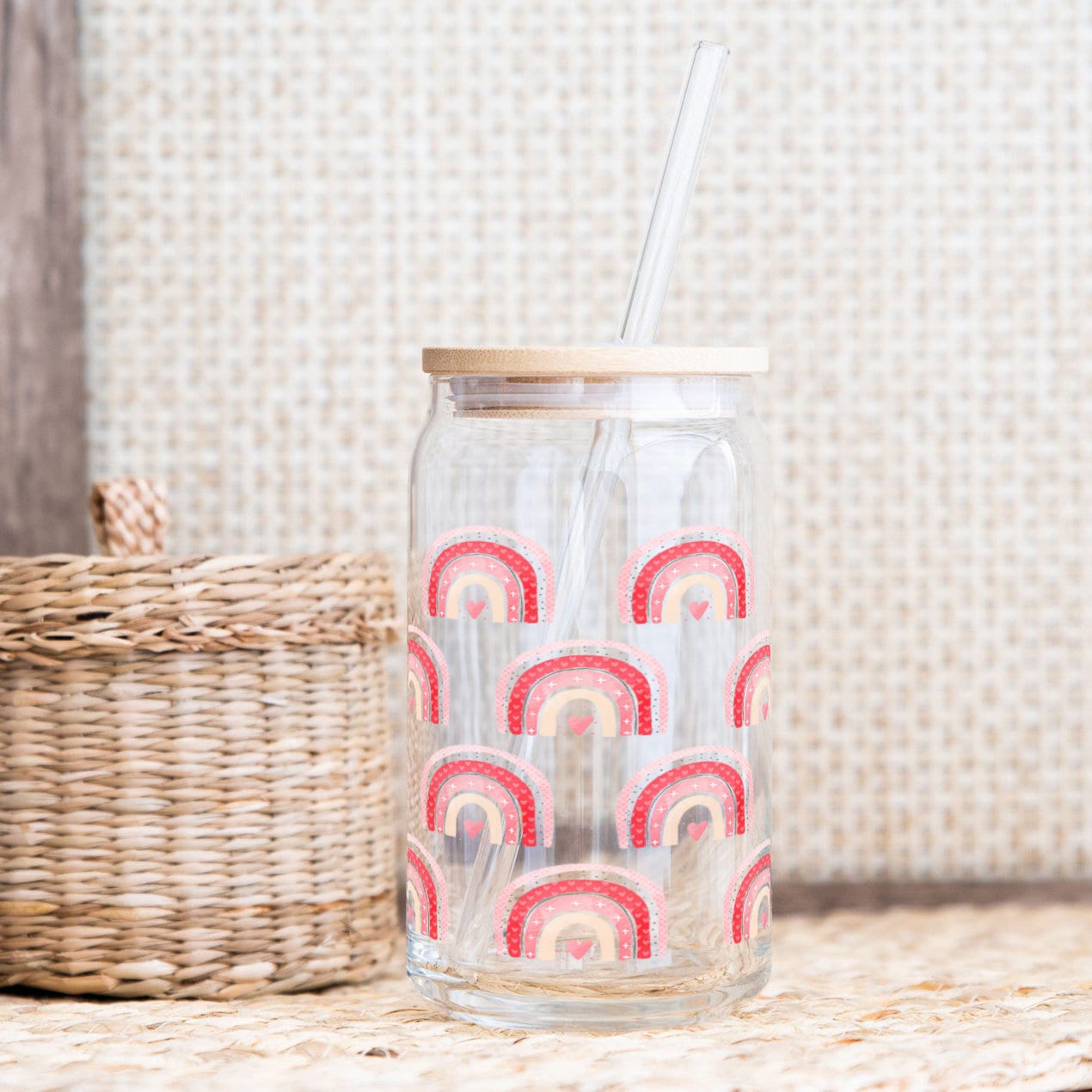 Valentine Rainbow Mug and Tumbler Wrap Set (Digital Download) - Image 2