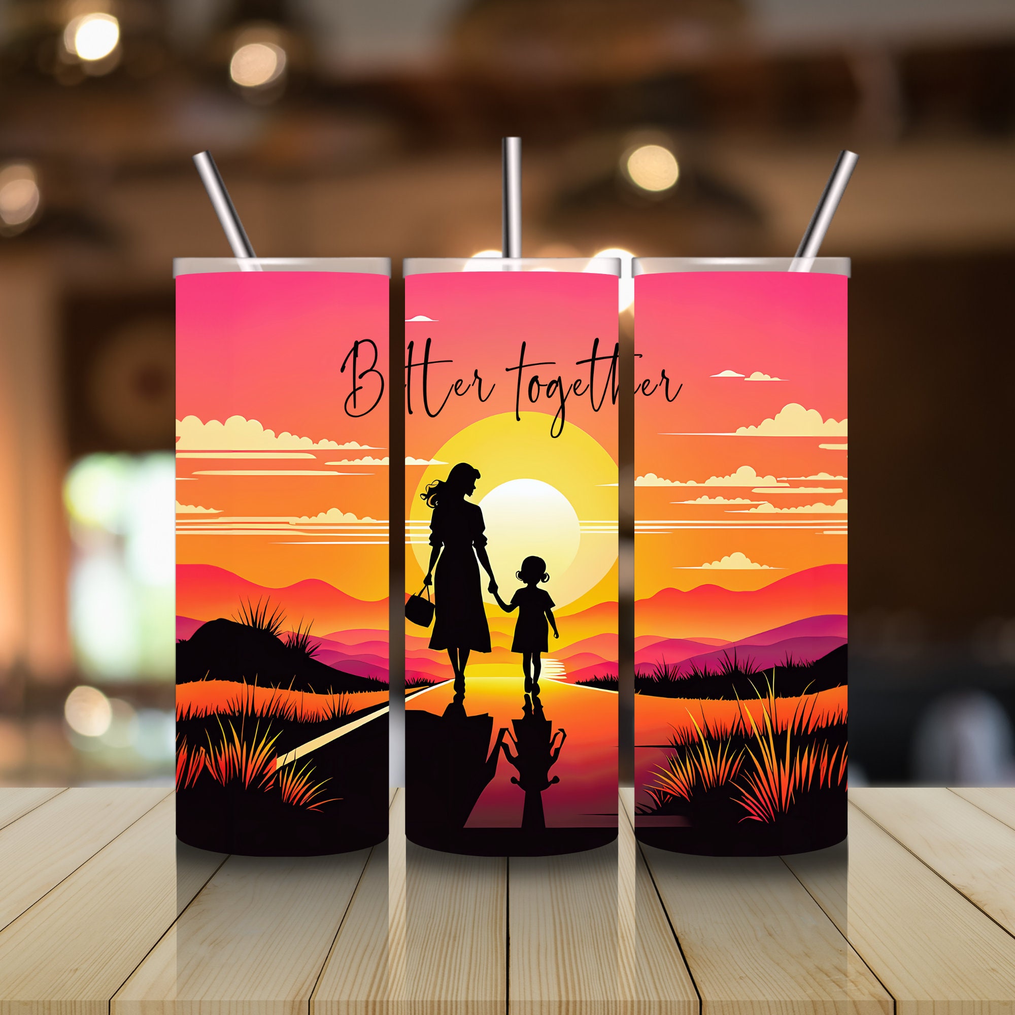 Mother's Day Mug & Tumbler Wrap Set, High-Resolution PNG (Digital Download) - Image 6