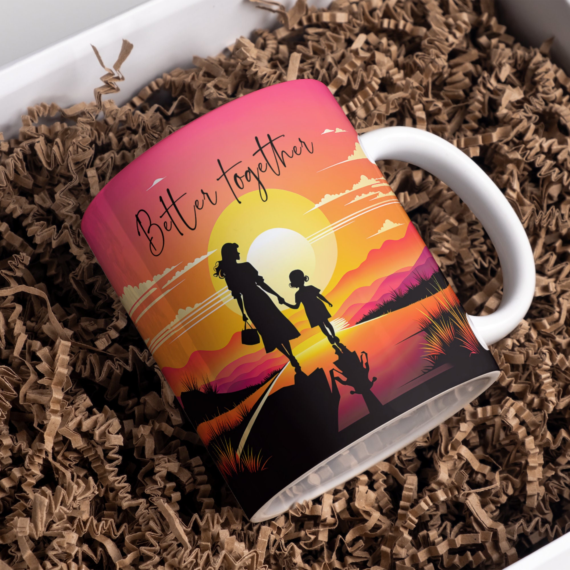 Mother's Day Mug & Tumbler Wrap Set, High-Resolution PNG (Digital Download) - Image 3