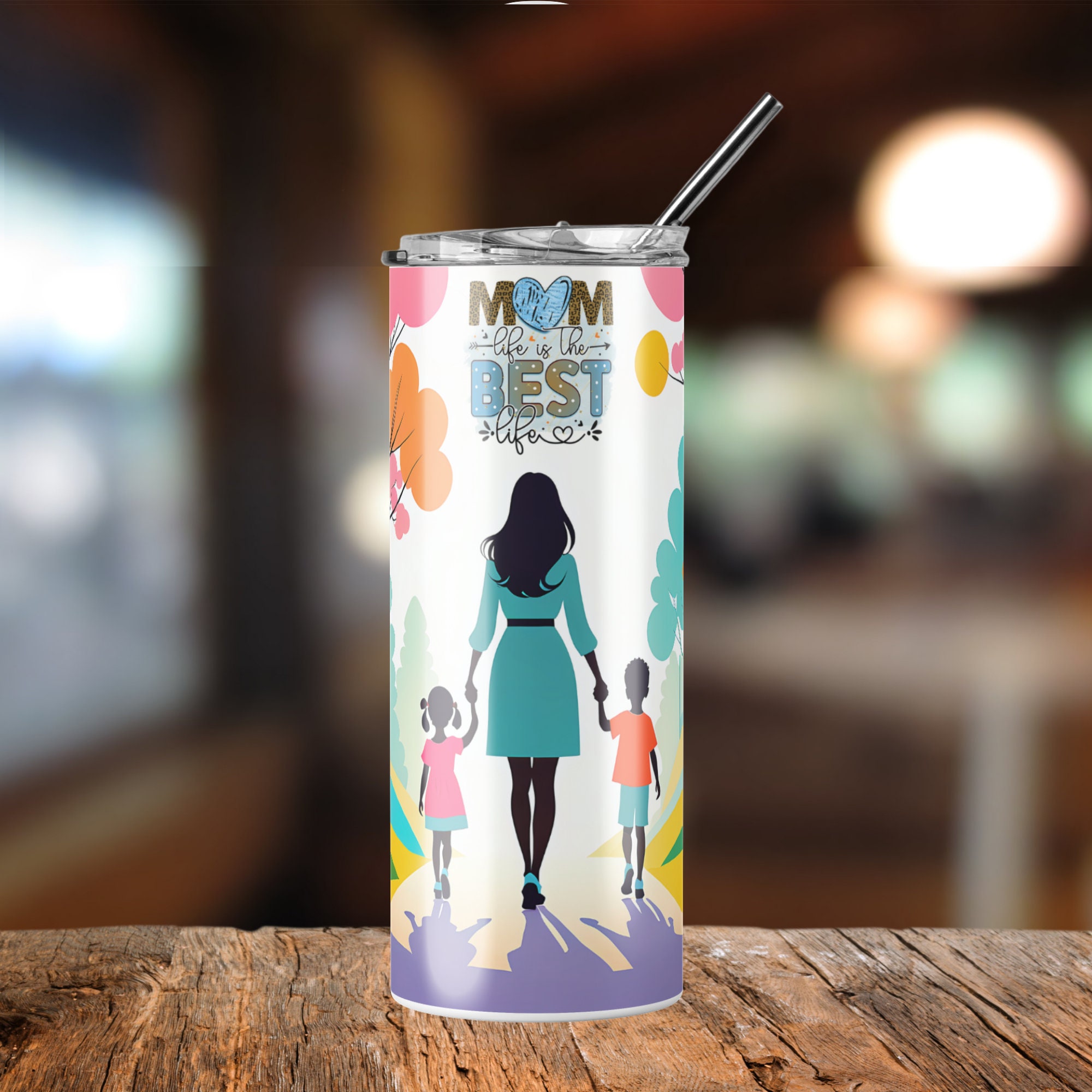 Mother's Day Mug & Tumbler Wrap Set, Family Design (Digital Download) - Image 4