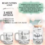 Personalized Photo Collage Mug or Glass Can Wrap (Digital Download)