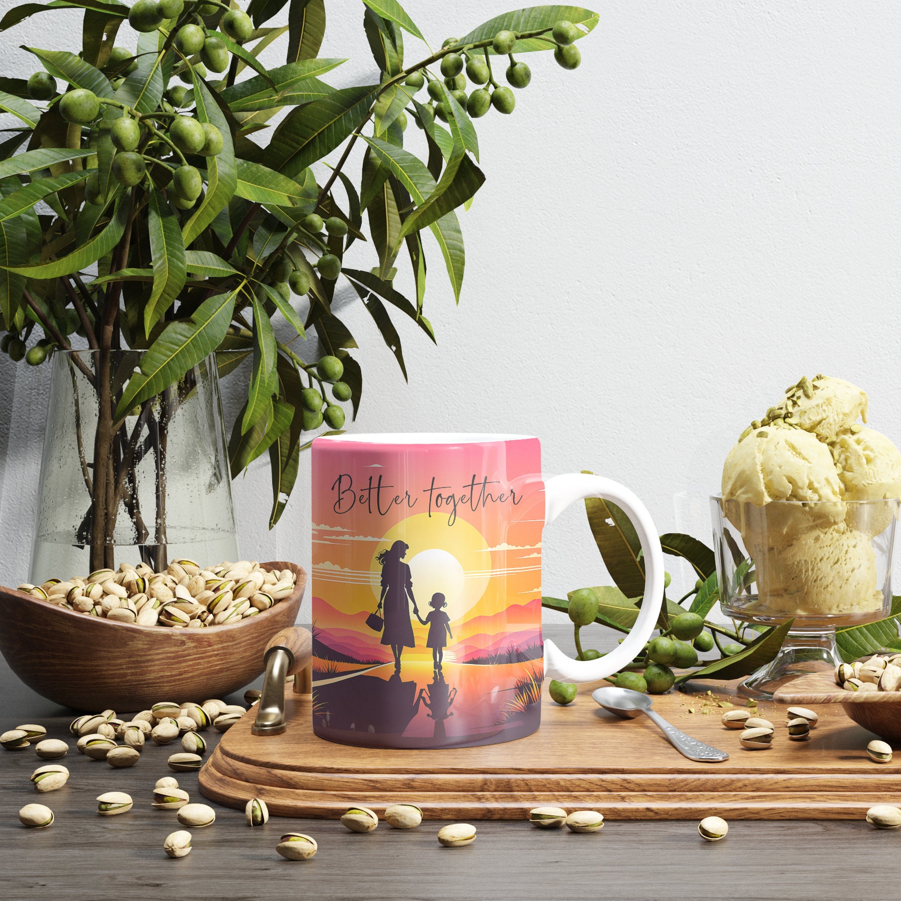 Mother's Day Mug & Tumbler Wrap Set, High-Resolution PNG (Digital Download) - Image 7