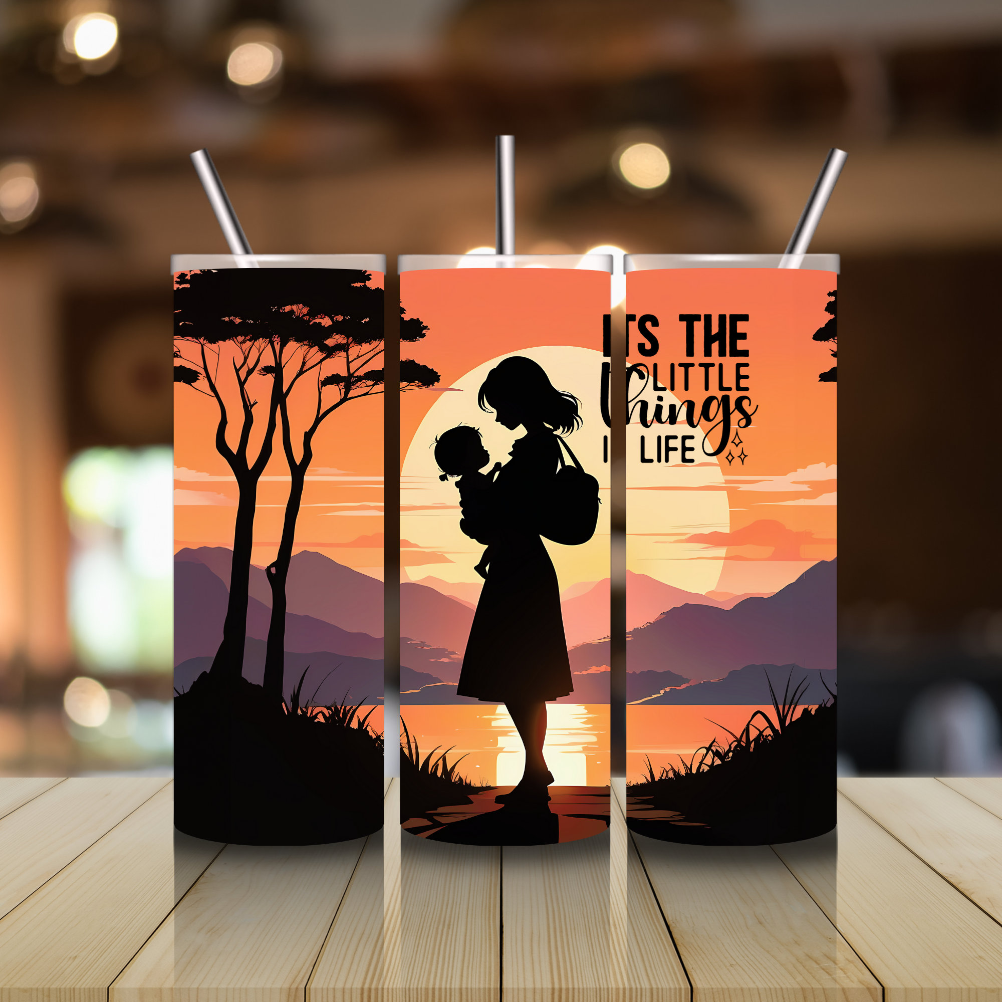Mother & Child Mug and Tumbler Wrap Design (Digital Download) - Image 6