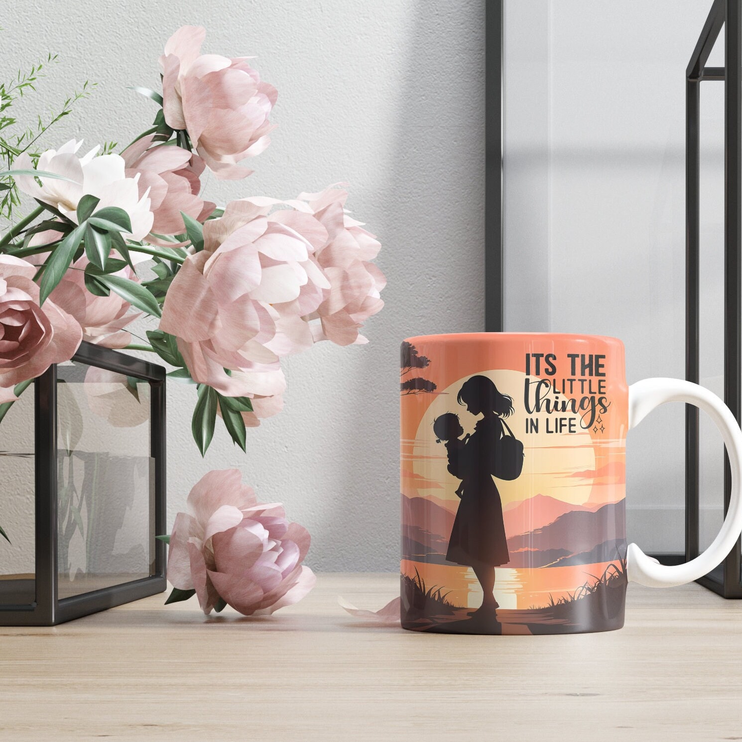 Mother & Child Mug and Tumbler Wrap Design (Digital Download) - Image 5