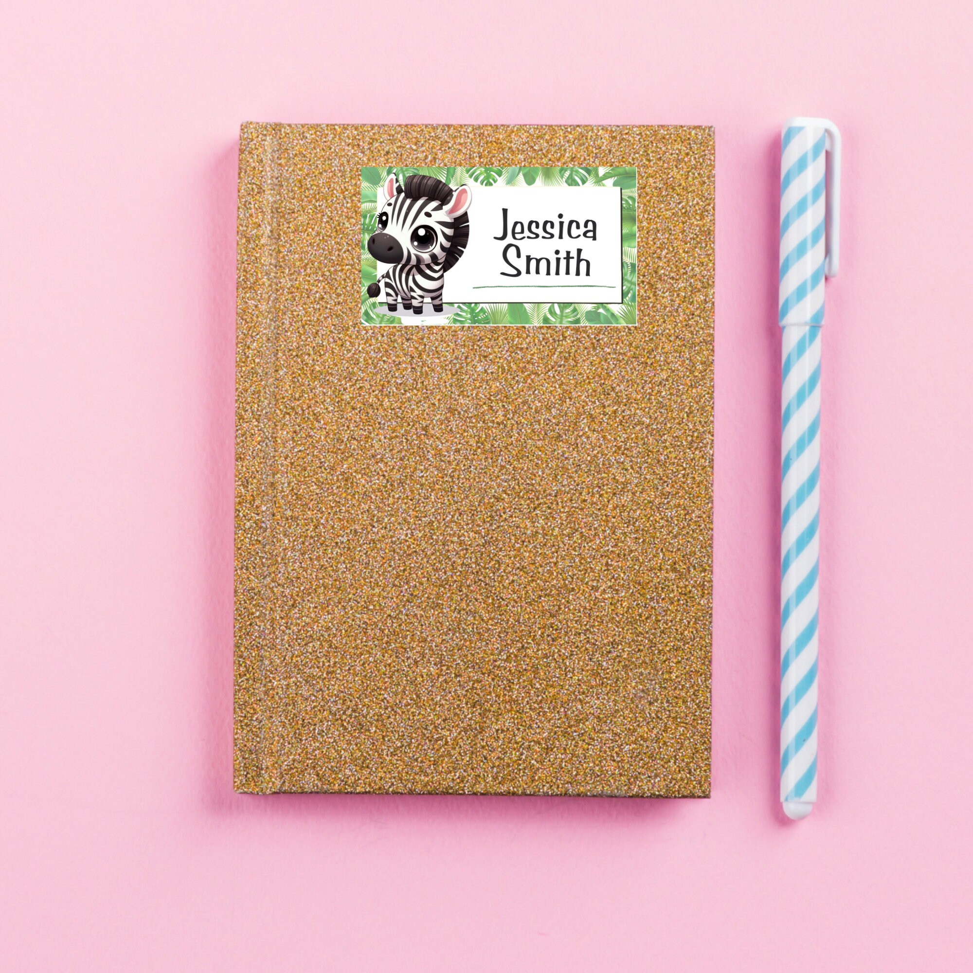 Forest Animals Labels, Back to School Stickers (Editable Canva Template) - Image 5