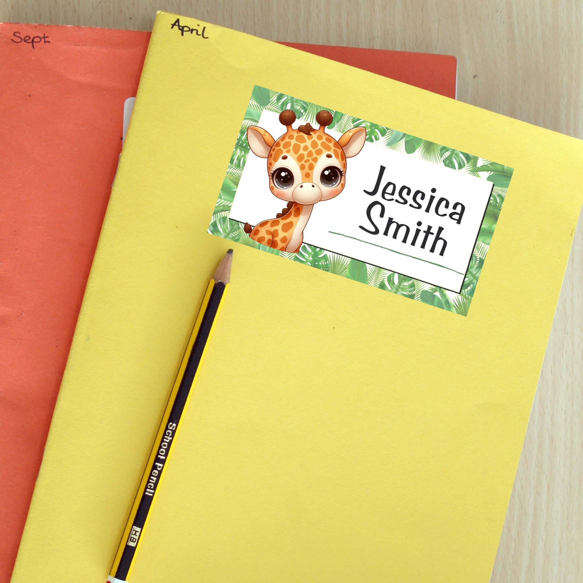 Forest Animals Labels, Back to School Stickers (Editable Canva Template) - Image 7