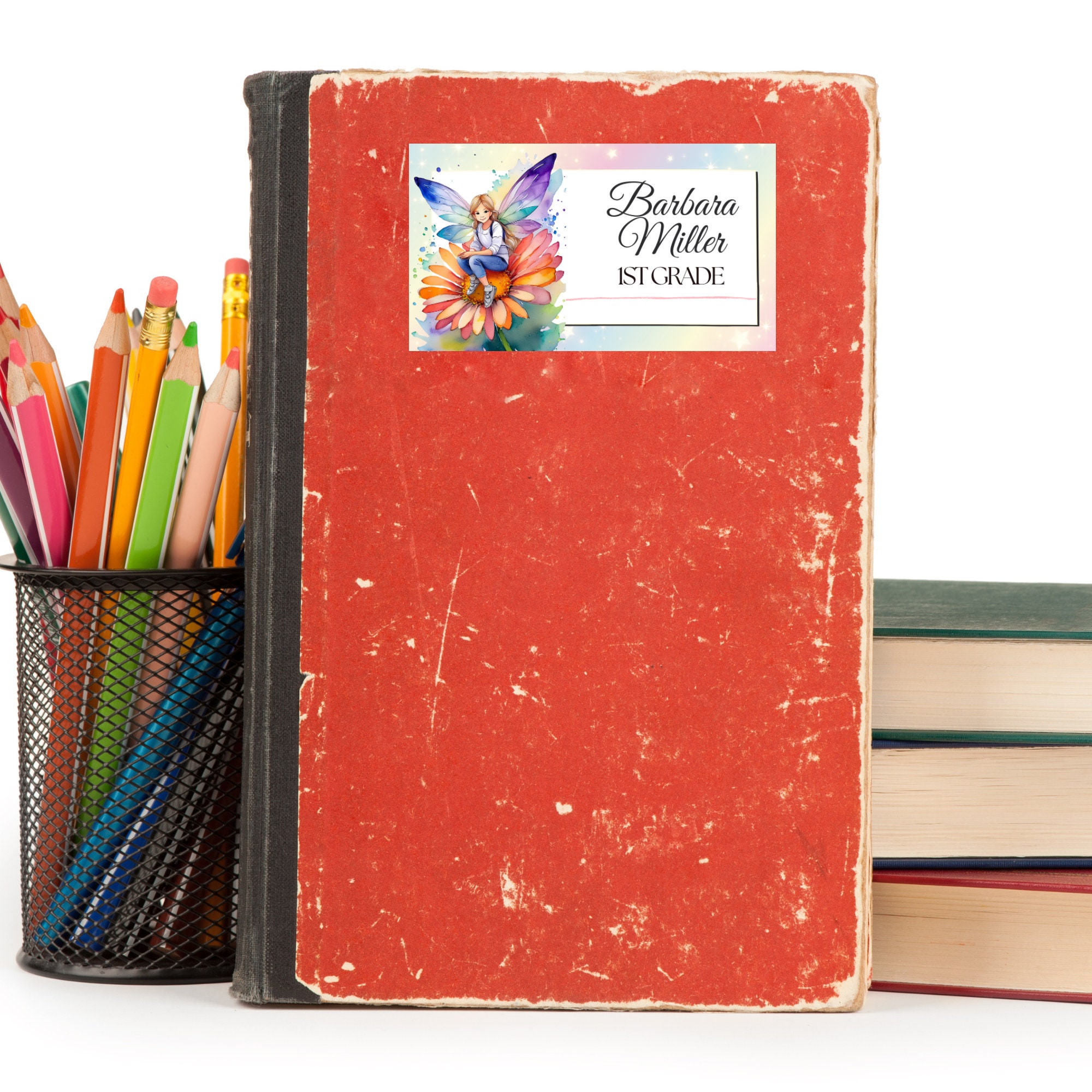 Fairies Labels, Back to School Stickers, Editable in Canva (Printable) - Image 8