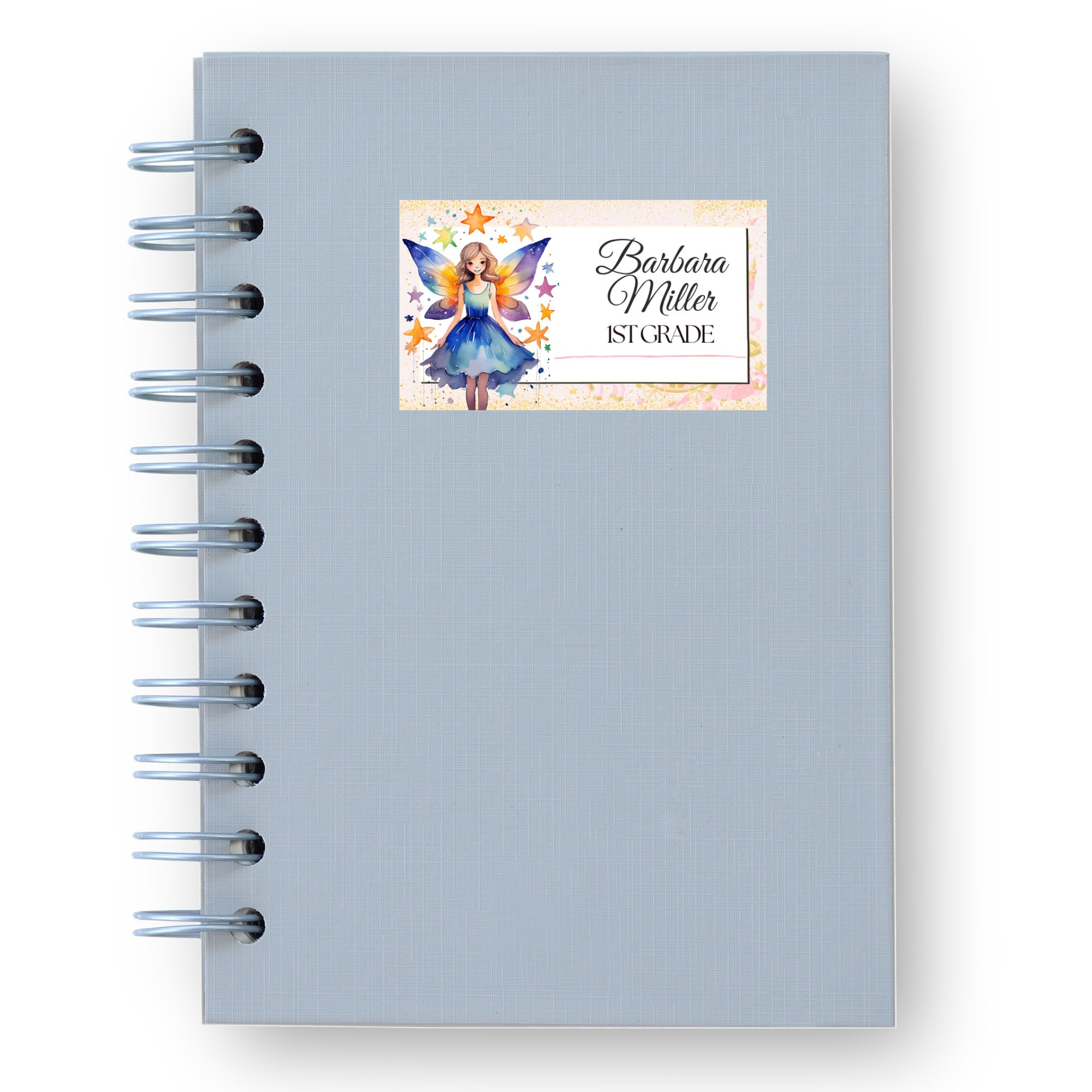 Fairies Labels, Back to School Stickers, Editable in Canva (Printable) - Image 7