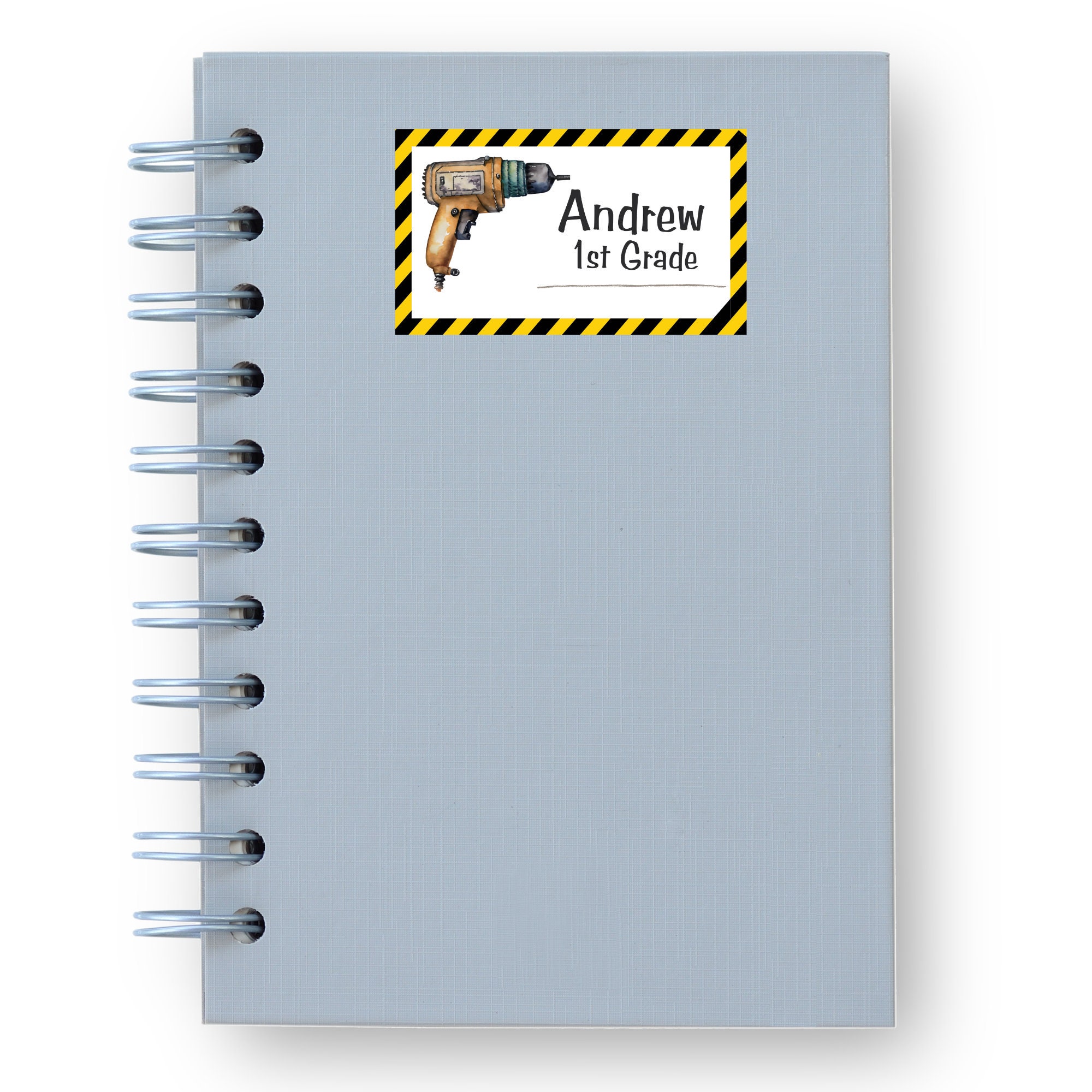 Watercolor Hand Tools Labels, Back to School Stickers (Editable in Canva) - Image 7