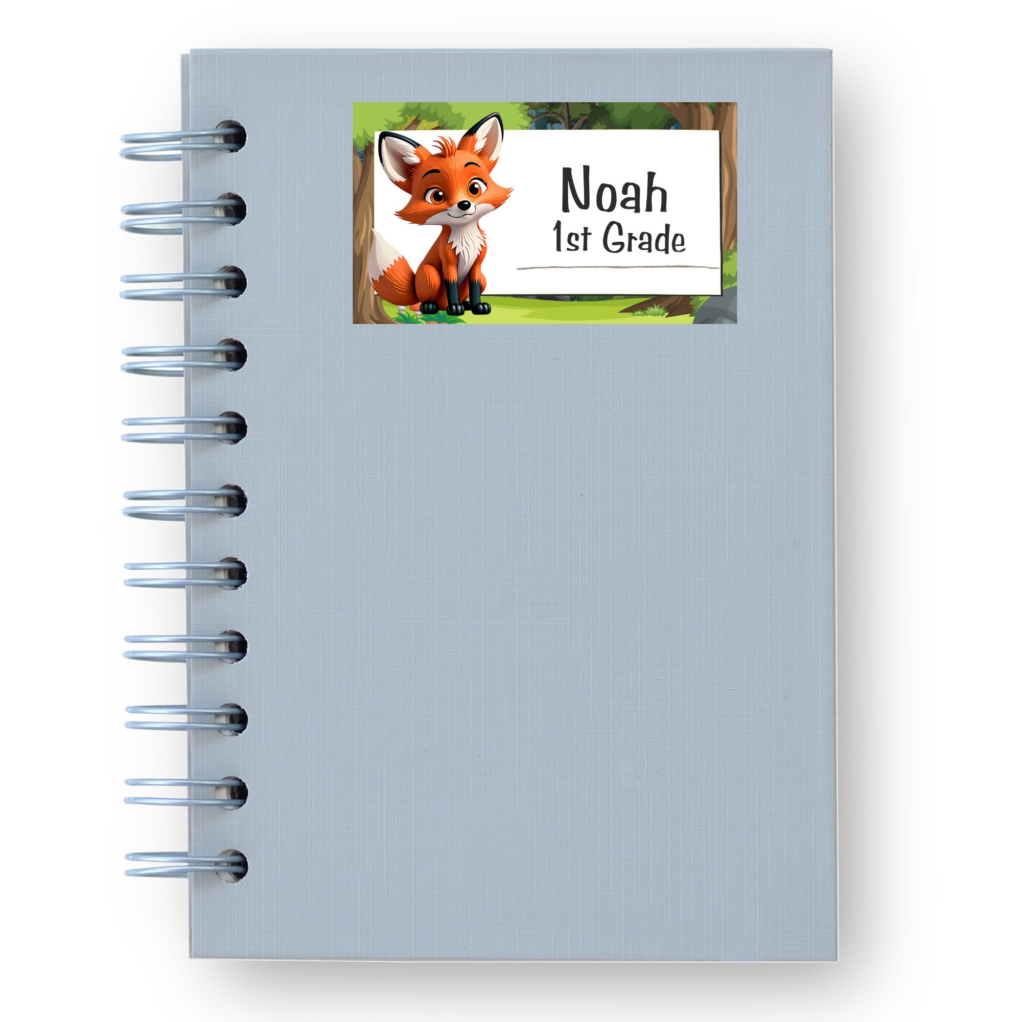 Woodland Animals Printable Labels, Back to School Stickers (Editable in Canva) - Image 6