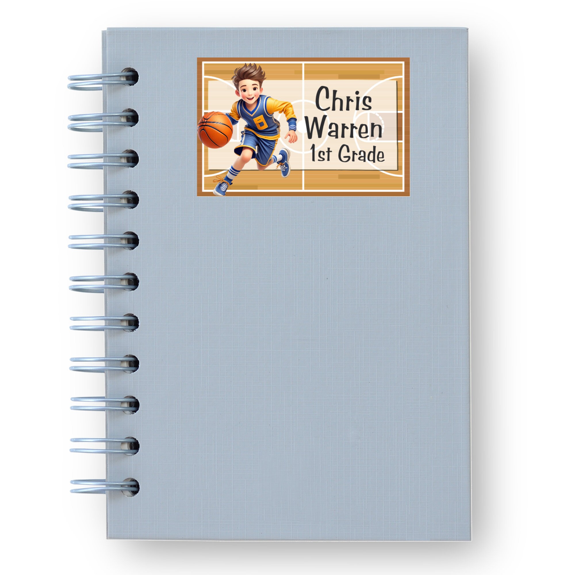 Basketball Labels, Back to School Stickers, Editable in Canva (Digital Download) - Image 7