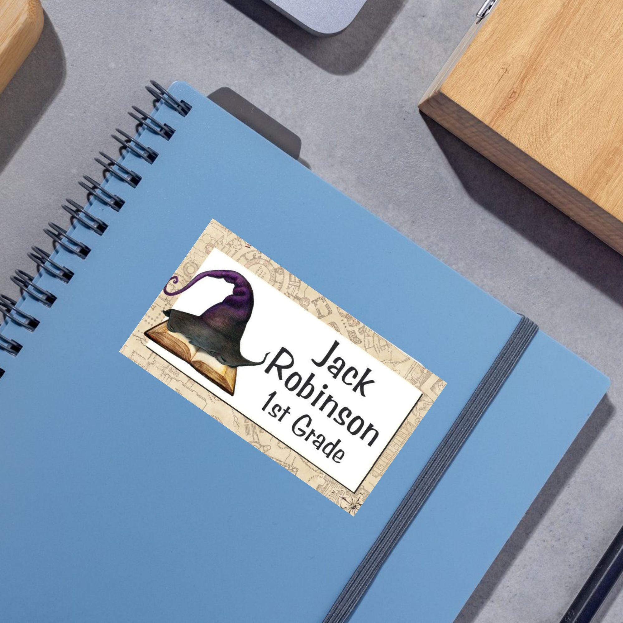 Magic School Labels, Back to School Stickers (Editable Canva, Digital Download) - Image 6