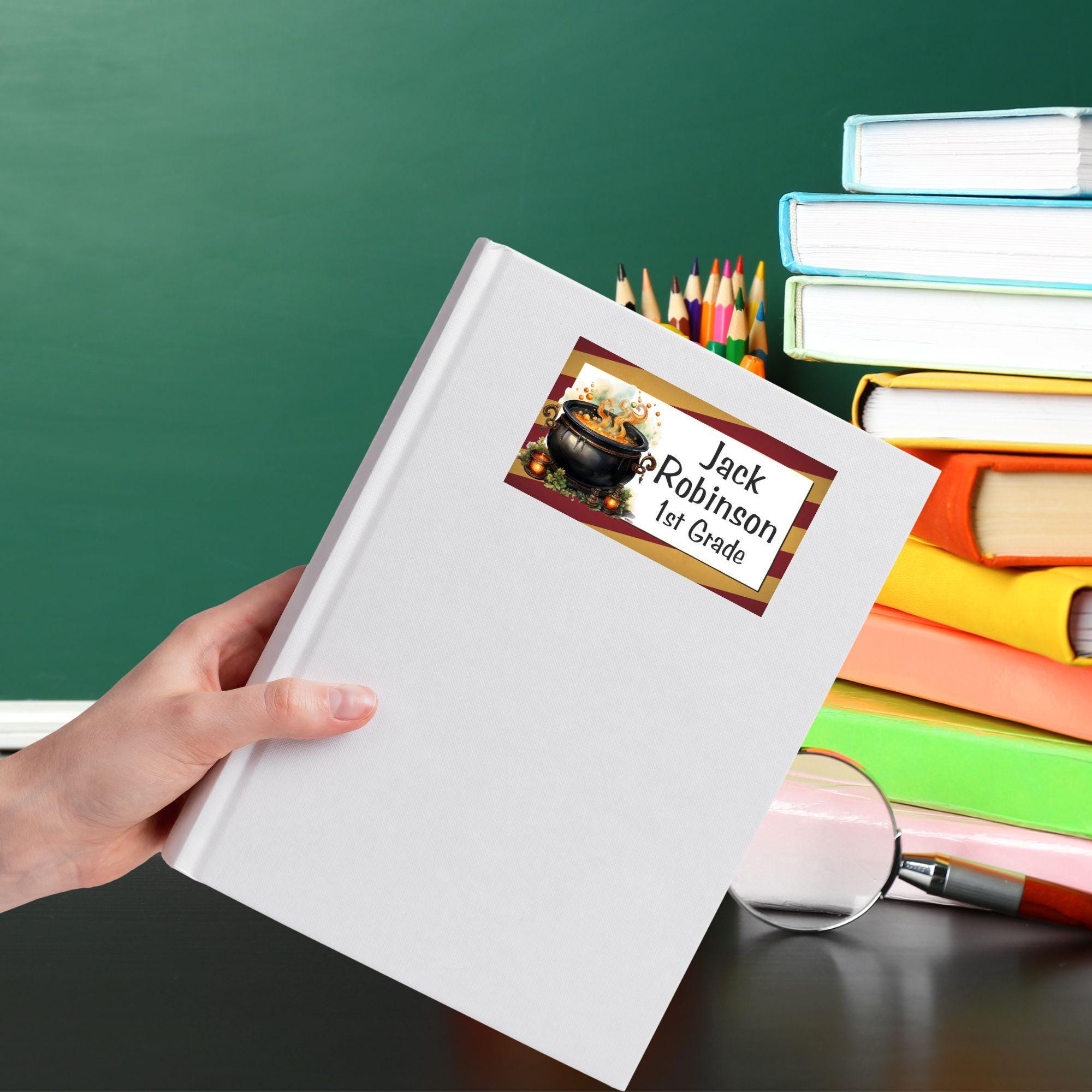 Magic School Labels, Back to School Stickers (Editable Canva, Digital Download) - Image 10