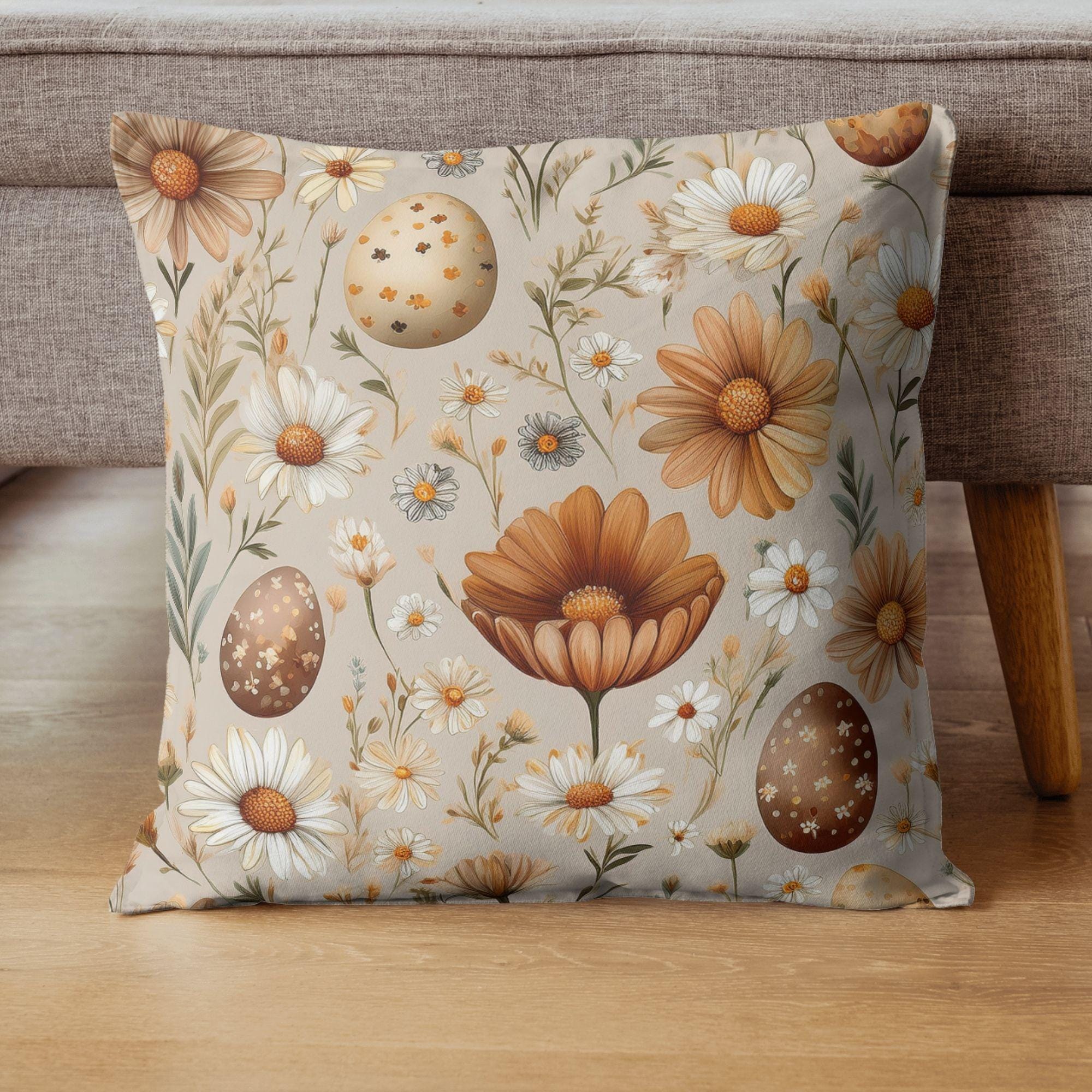 45 Boho Easter Seamless Digital Papers | Rustic Woodland Bunny Patterns | Neutral Floral Spring Backgrounds for Scrapbooking & Crafts - Image 7