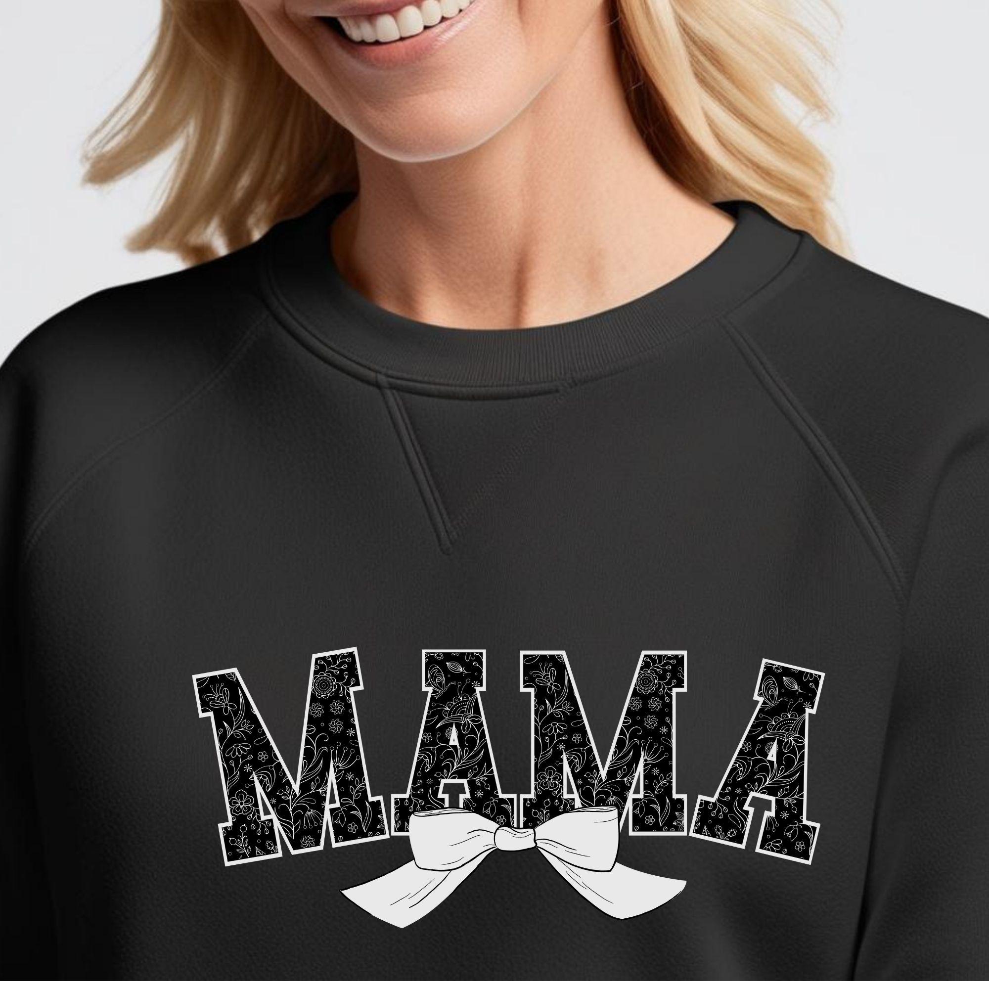 Lace Coquette Bow Mama Coquette Png, Mama png, Floral Mama Png, Floral Chinoiserie Png, Mama Varsity Spring png Mothers Day Png Gift for Mom - Image 7