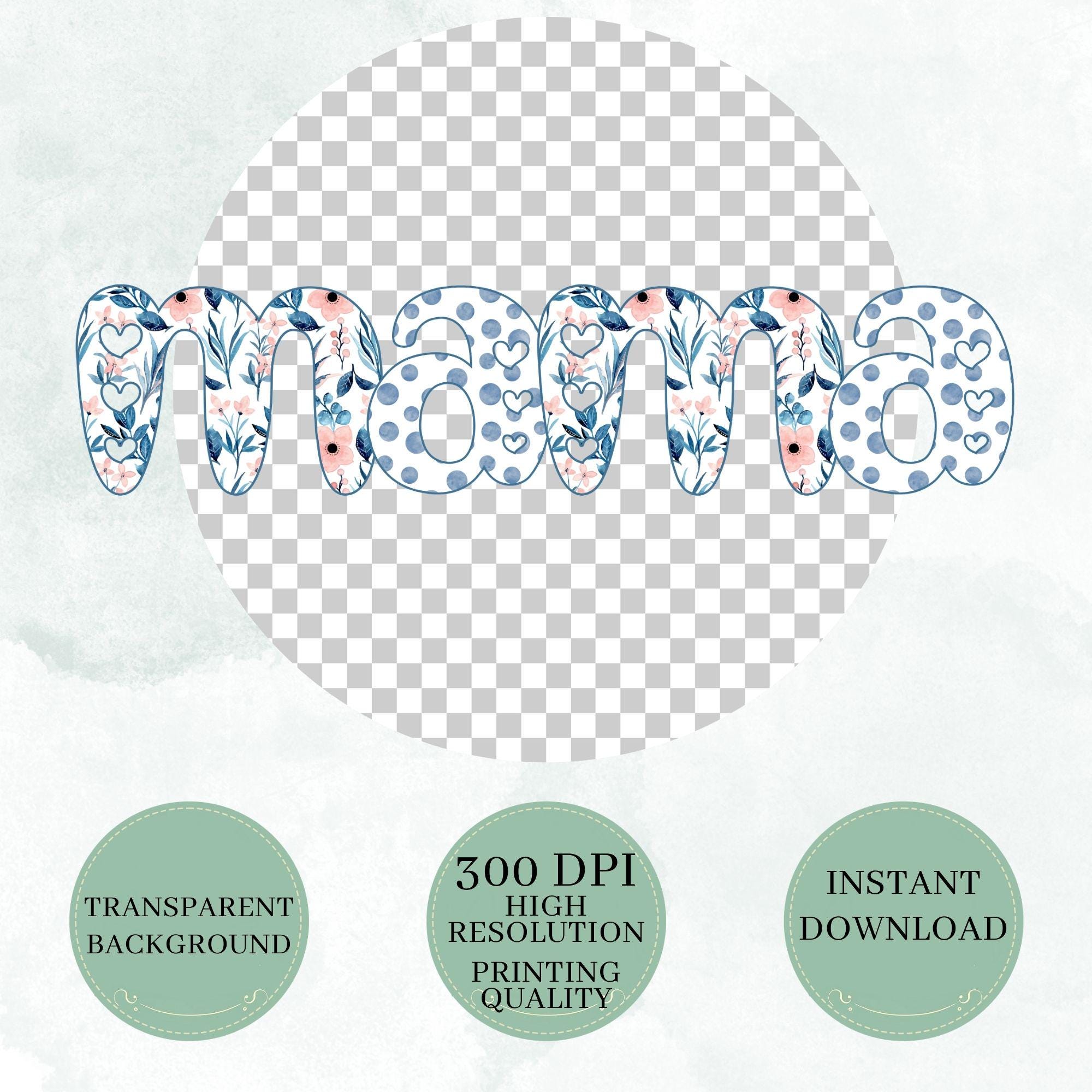 Preppy Mama png, Cute Mama png, Floral Mama png, Mothers day png, Mama png, Mama Shirt Design, Floral Sublimation, Gift for Mom - Image 10
