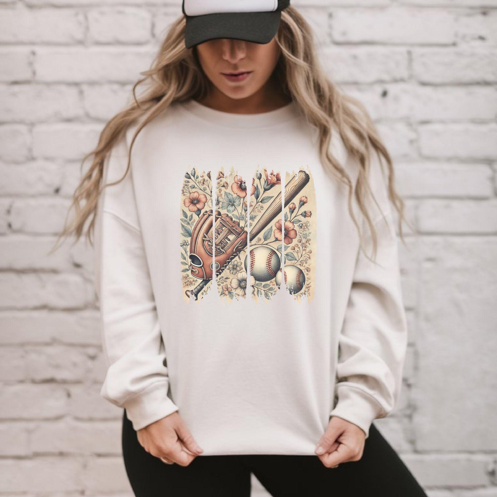 Vintage Baseball Mama PNG Clipart, Boho Brushstroke (Digital Download) - Image 8