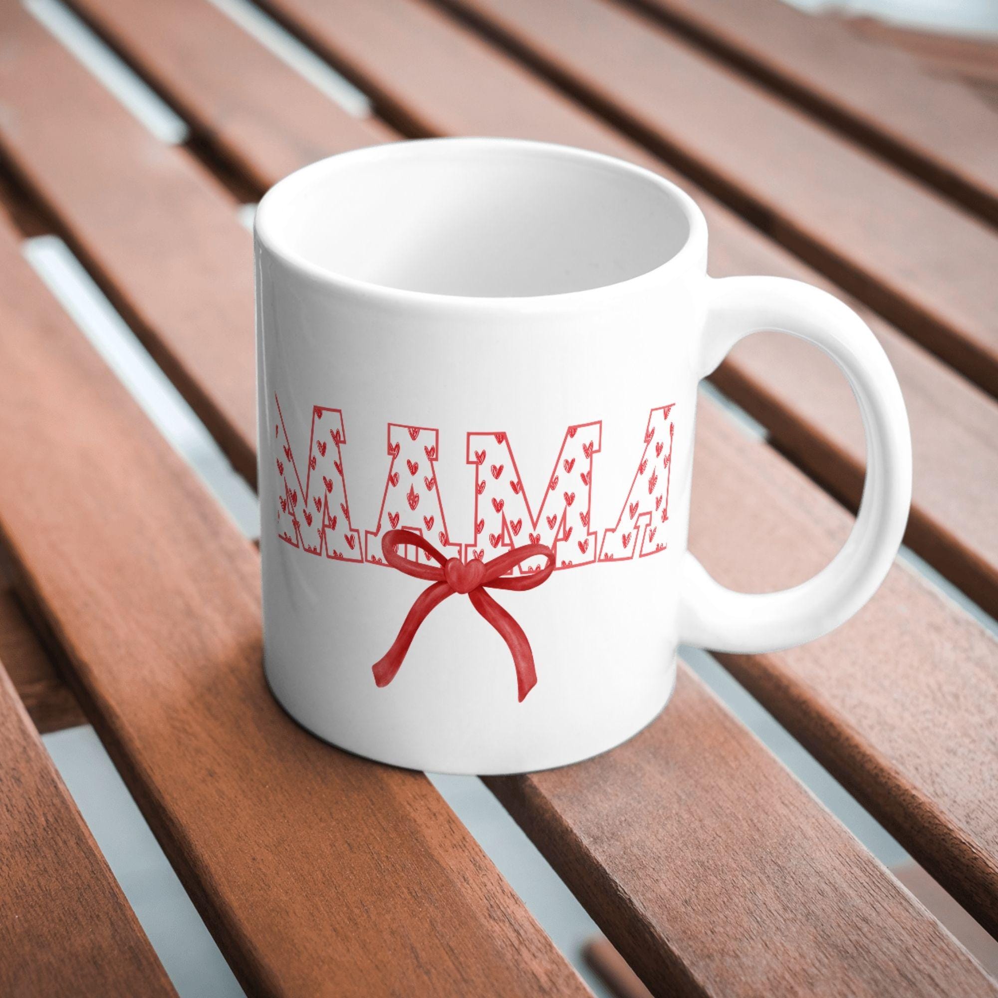 Lace Coquette Bow Mama Coquette Png, Mama png, Floral Mama Png, Floral Chinoiserie Png, Mama Varsity Spring png Mothers Day Png Gift for Mom - Image 6