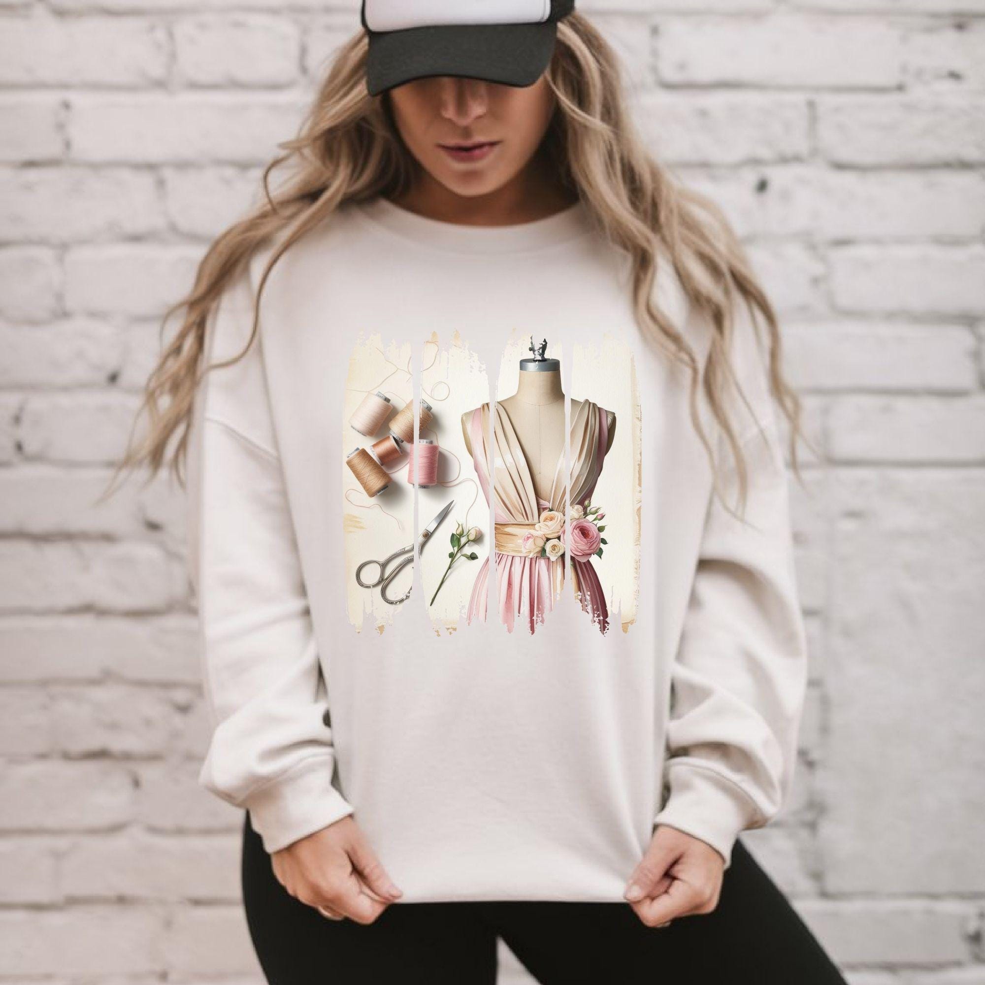 Watercolor Fashion Girls Clipart | Designer Handbag PNG Bundle (Digital Download) - Image 10