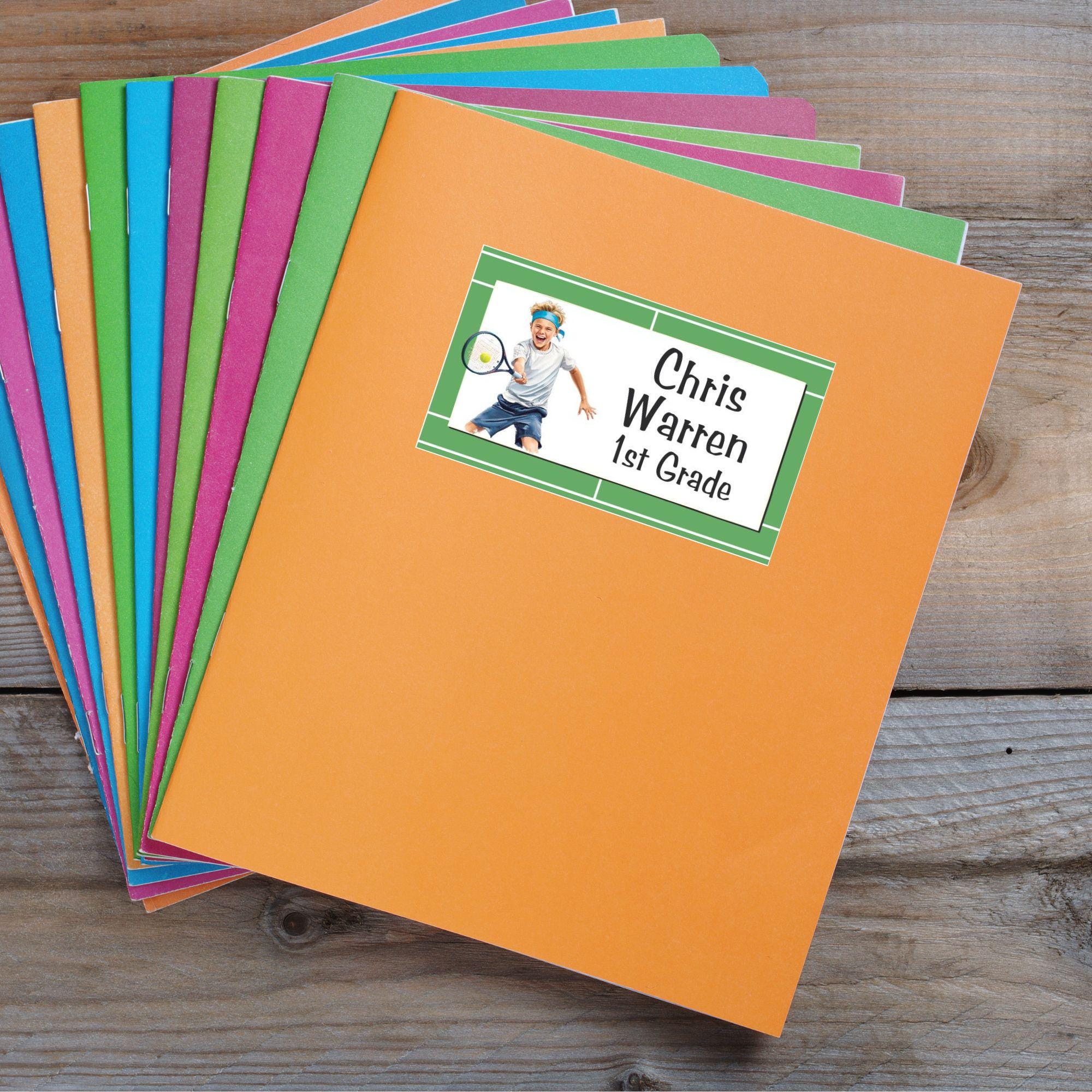 Tennis School Labels for Kids, Editable Name Tags (Digital Download) - Image 6