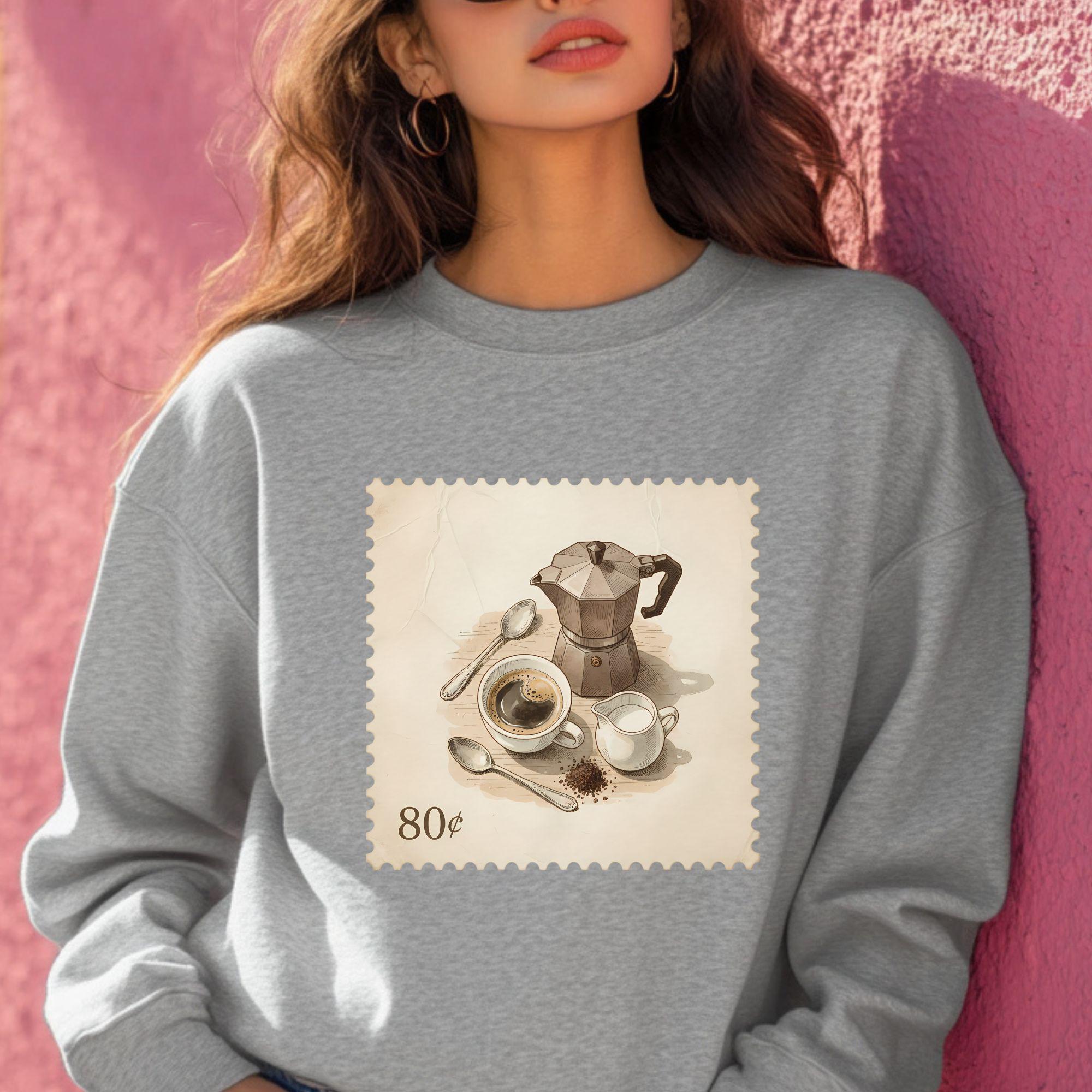 Vintage Boho Coffee Stamp Clipart Set with Cozy Café Scenes Barista Tools and Designs for Creative Journaling - Image 10