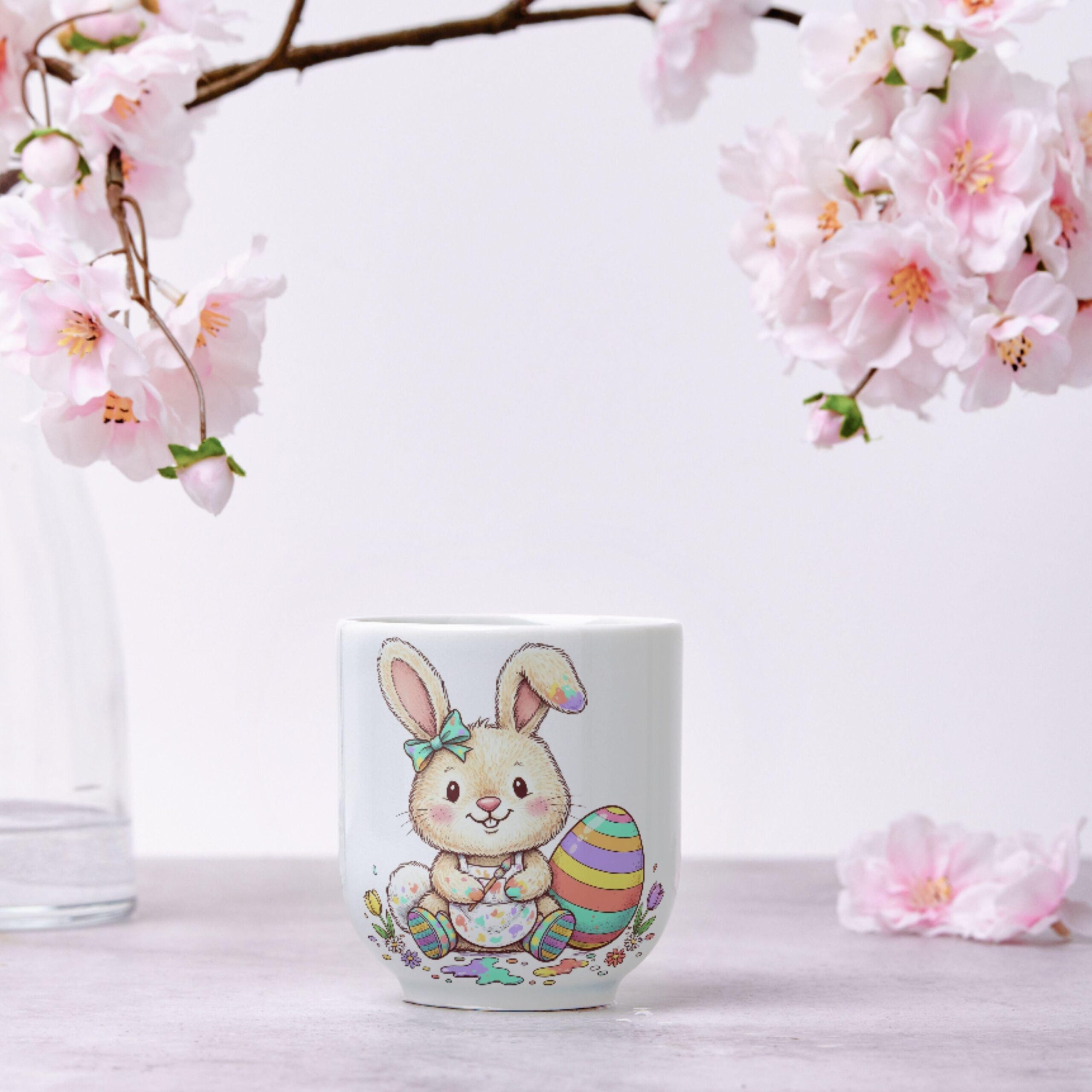 Vibrant Pastel Easter Clipart Set | Quirky Spring Rabbits, Eggs, Baskets & Elements - Image 8