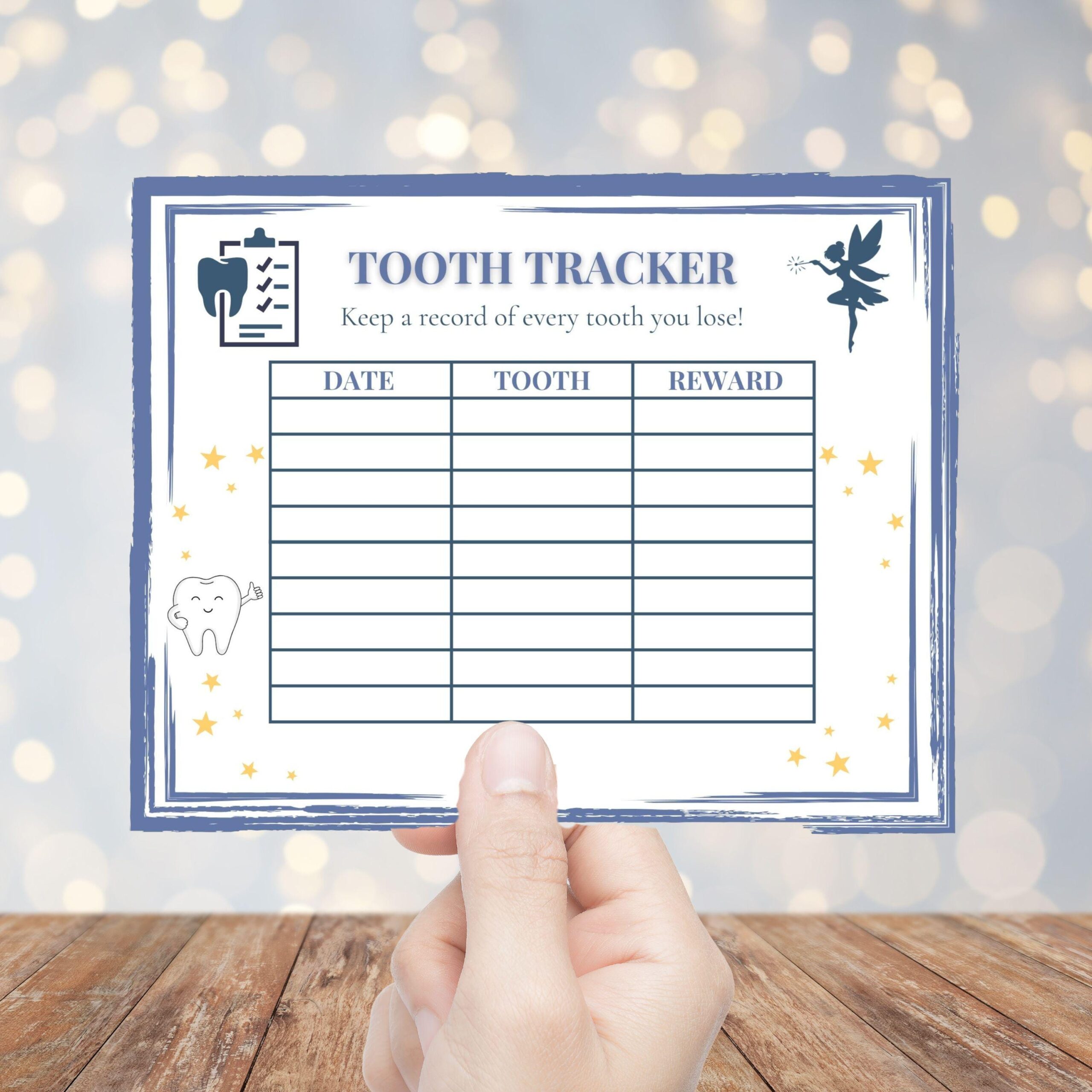 Editable Tooth Fairy Kit for Kids – Certificate, Receipts, Letter, Tracker, Envelope, Stickers for boys - Image 7
