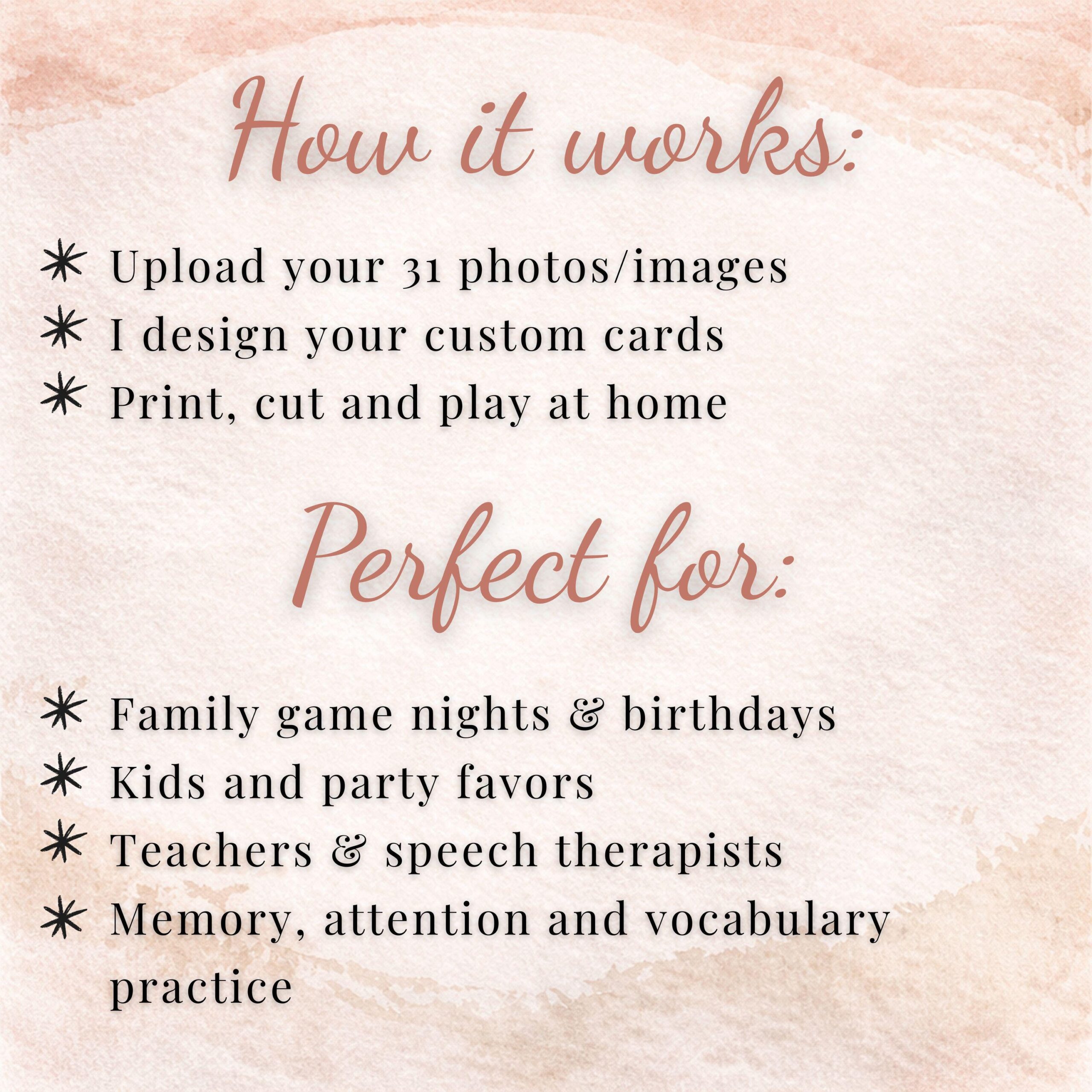 Custom Photo Matching Game - 31 Card Personalized Spot-It Style Game (Digital Download) - Image 3